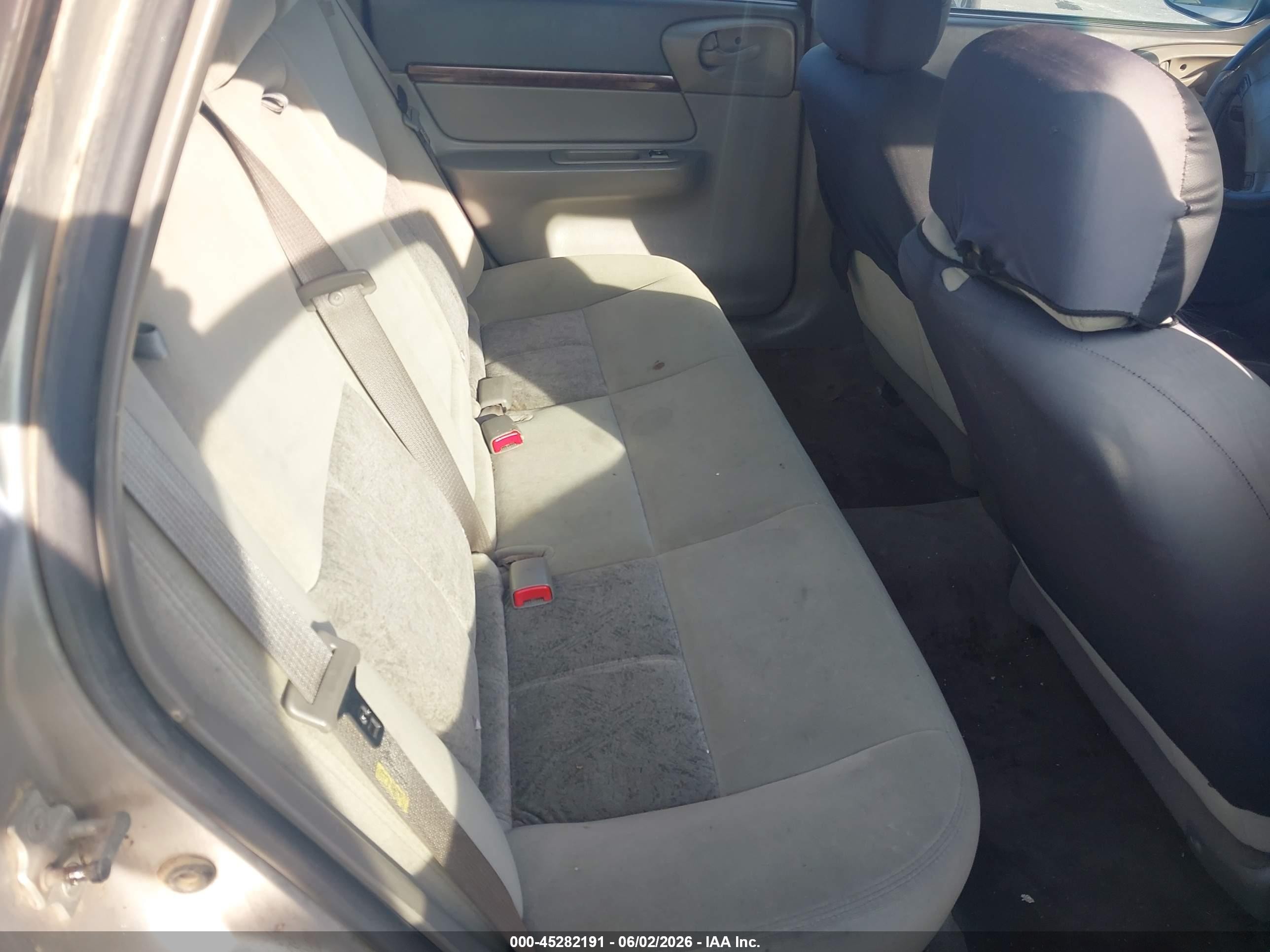 2005 Chevrolet Impala Ls Gray vin: 2G1WH52K859235993