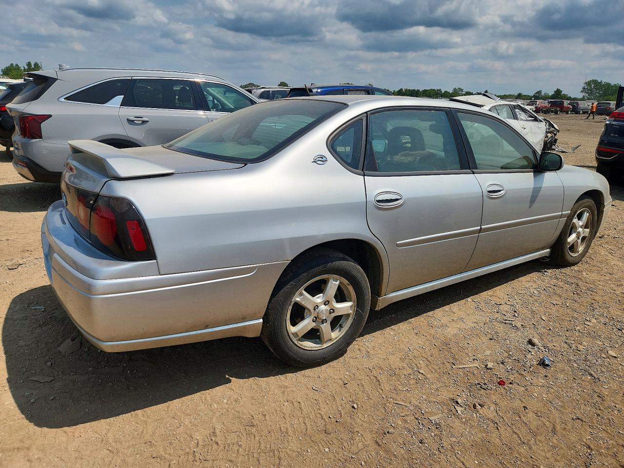 2005 Chevrolet Impala Ls Серебряный vin: 2G1WH52K859236996