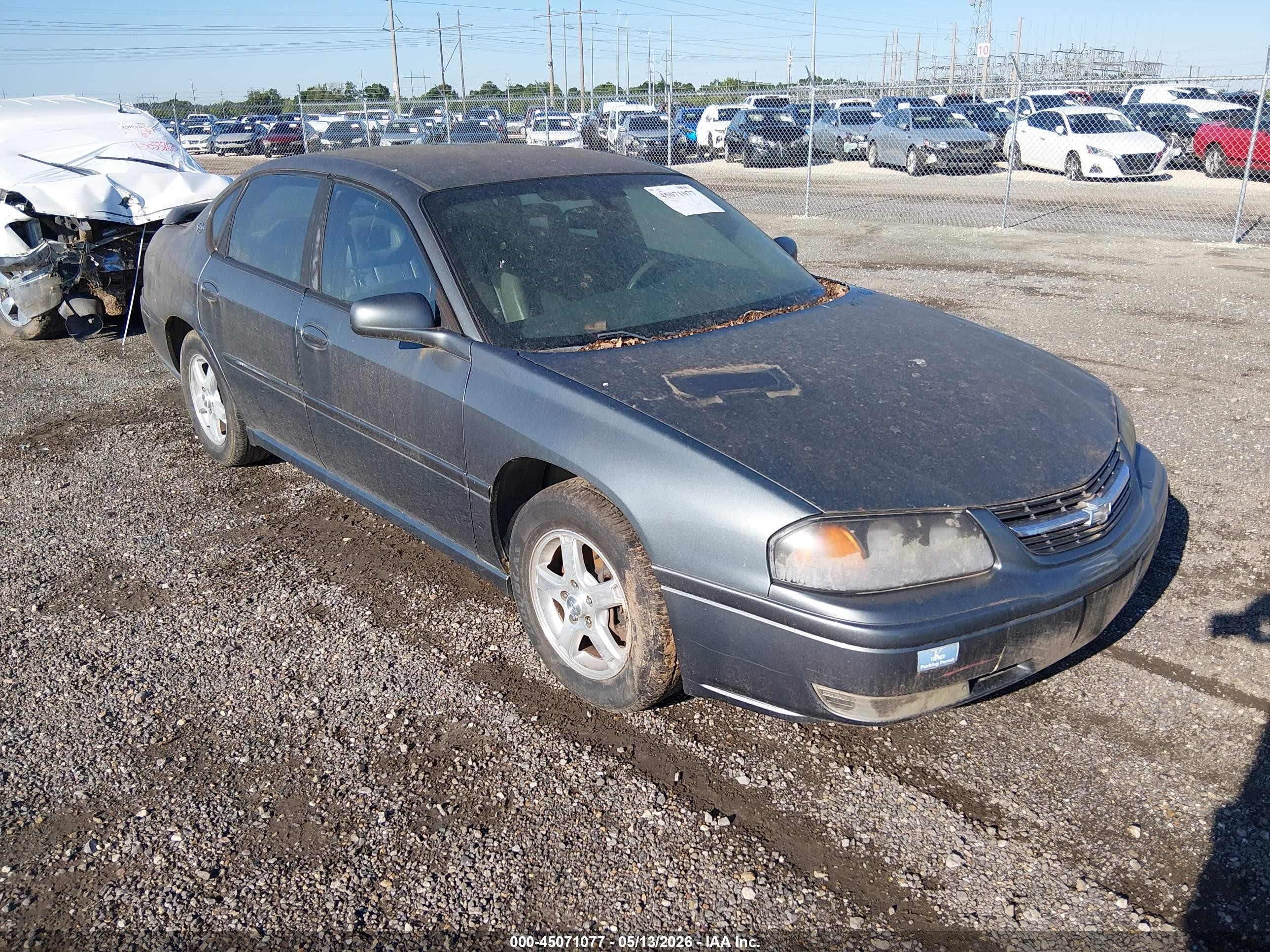 2005 Chevrolet Impala Ls Gray vin: 2G1WH52K859308859