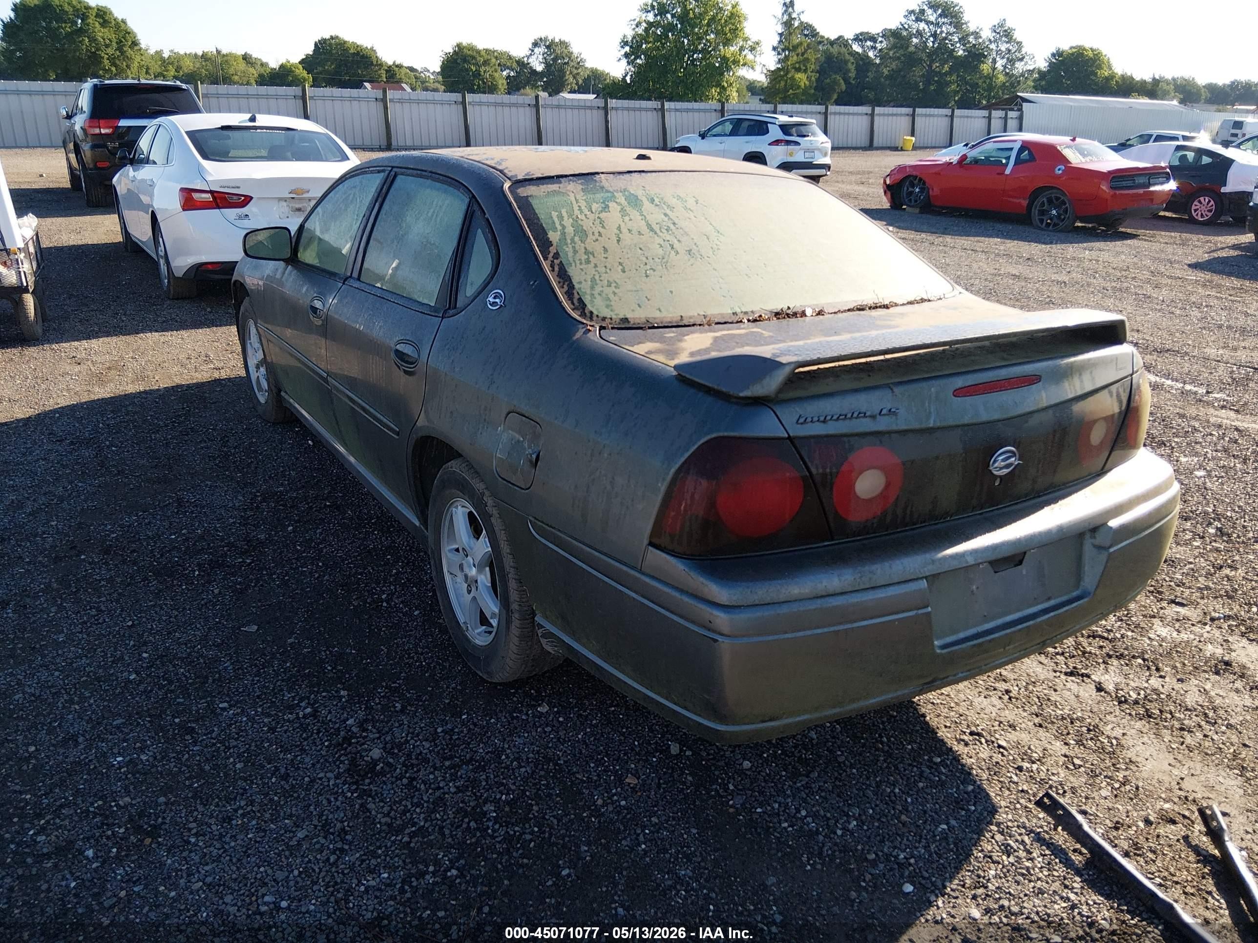 2005 Chevrolet Impala Ls Gray vin: 2G1WH52K859308859