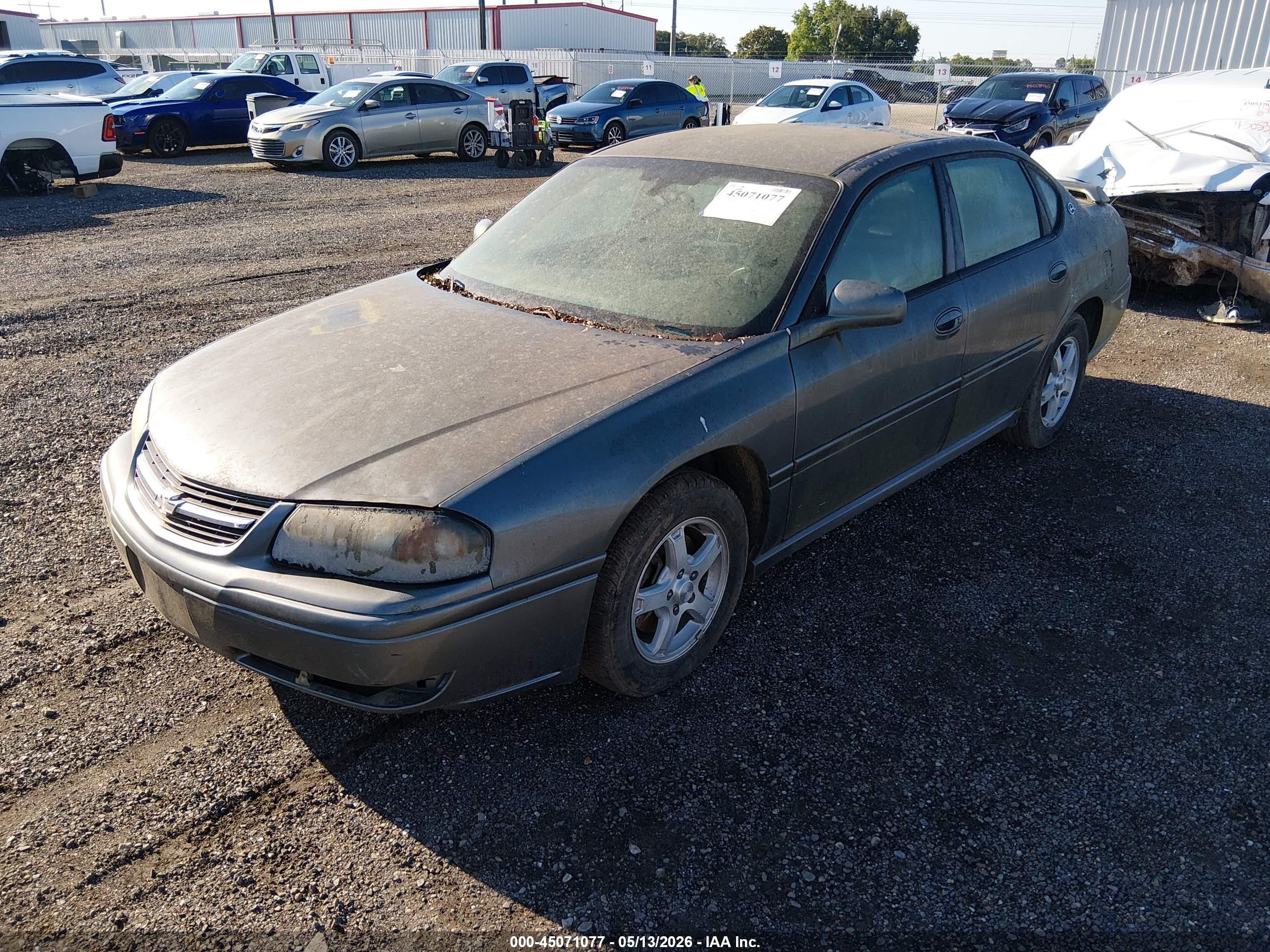 2005 Chevrolet Impala Ls Gray vin: 2G1WH52K859308859