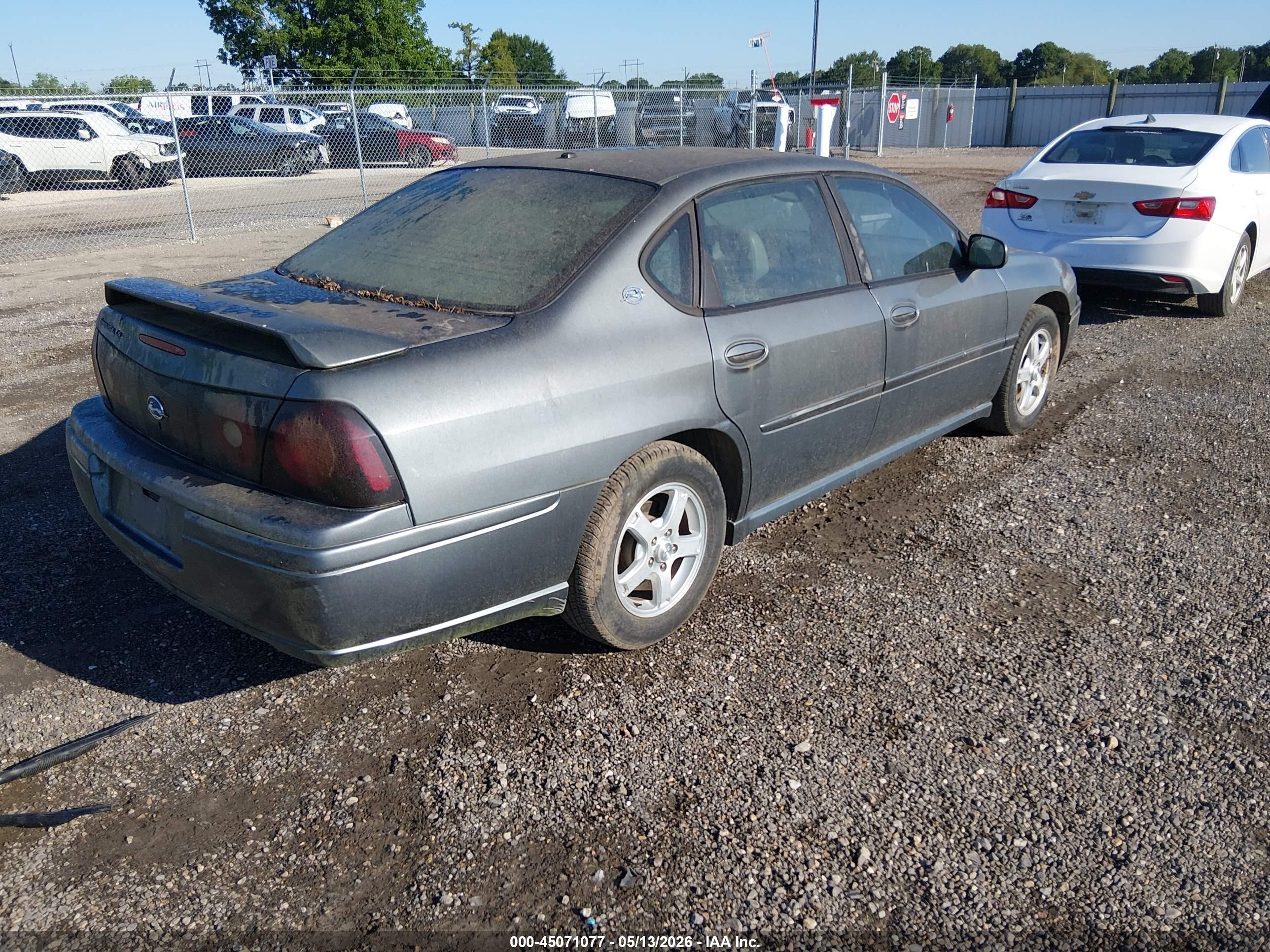 2005 Chevrolet Impala Ls Gray vin: 2G1WH52K859308859