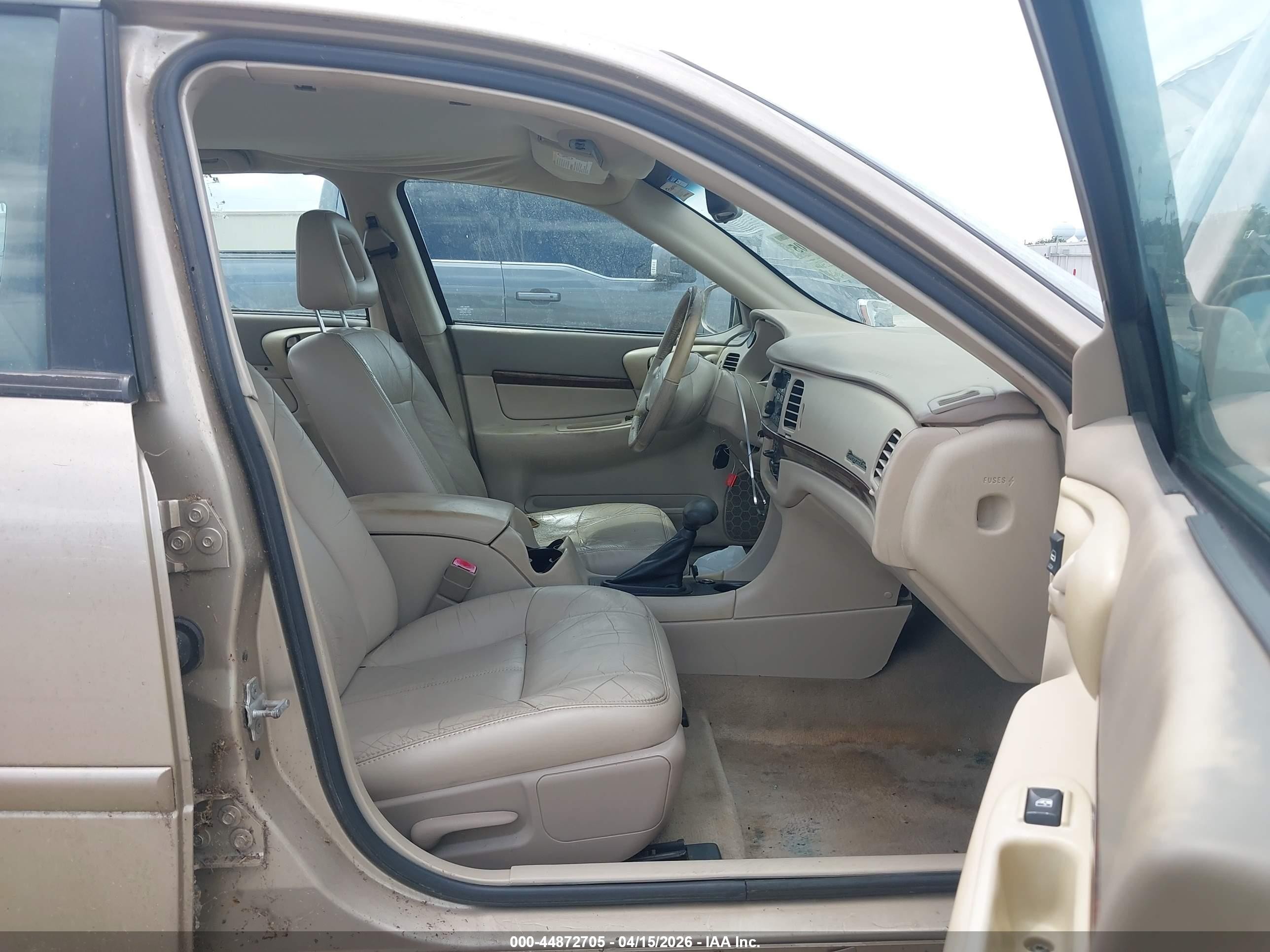 2005 Chevrolet Impala Ls Beige vin: 2G1WH52K859356202