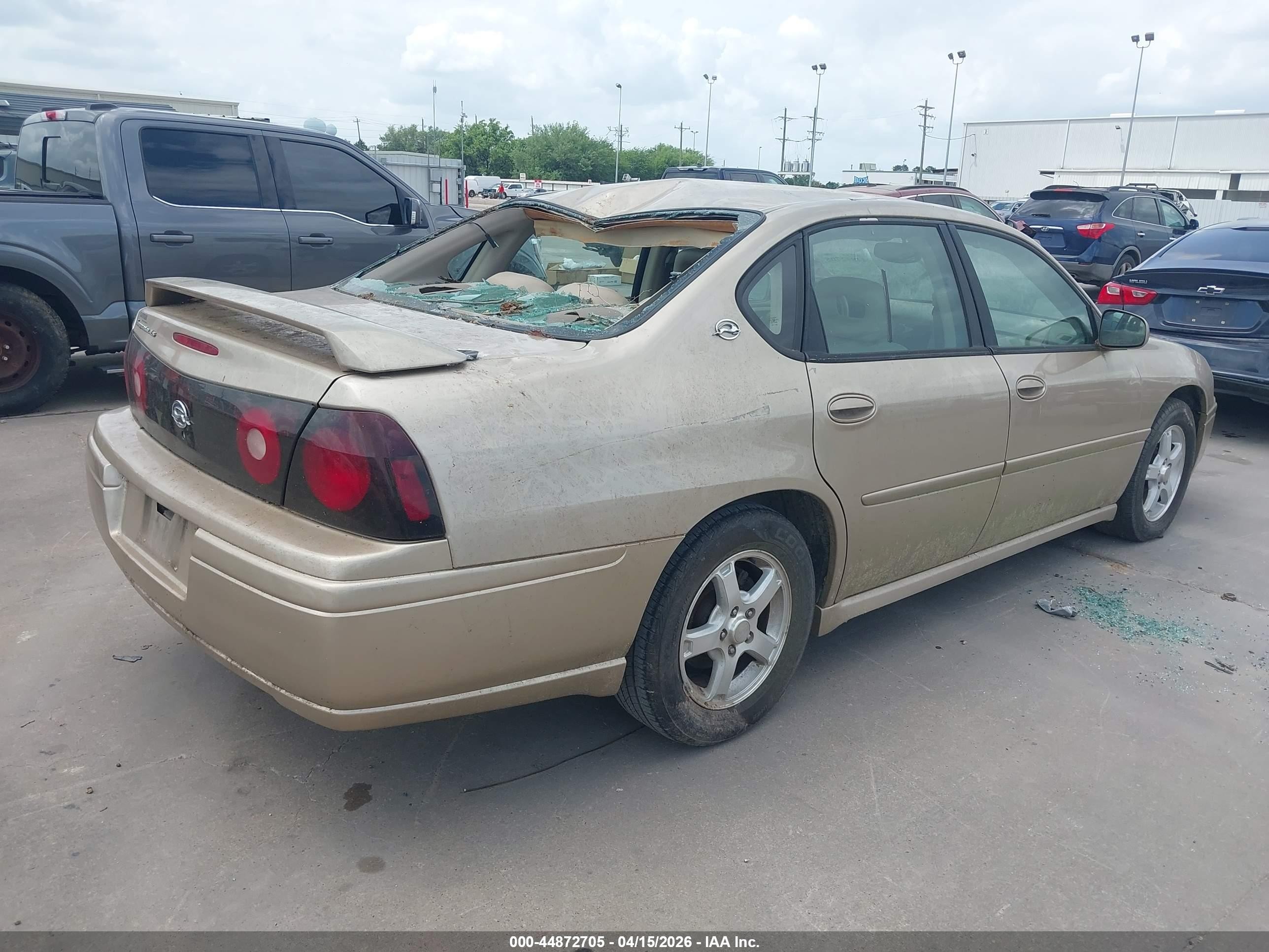 2005 Chevrolet Impala Ls Beige vin: 2G1WH52K859356202