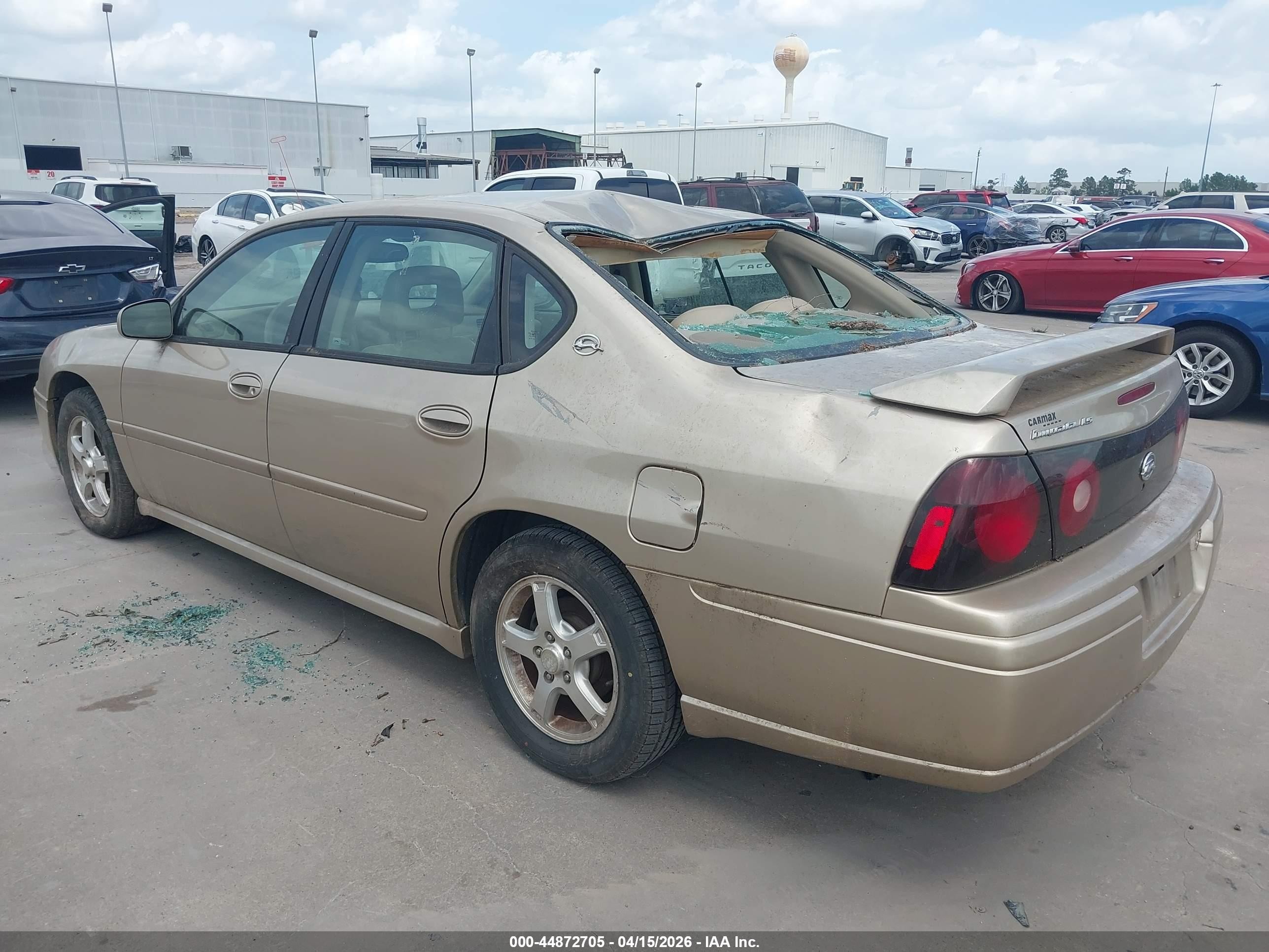 2005 Chevrolet Impala Ls Beige vin: 2G1WH52K859356202