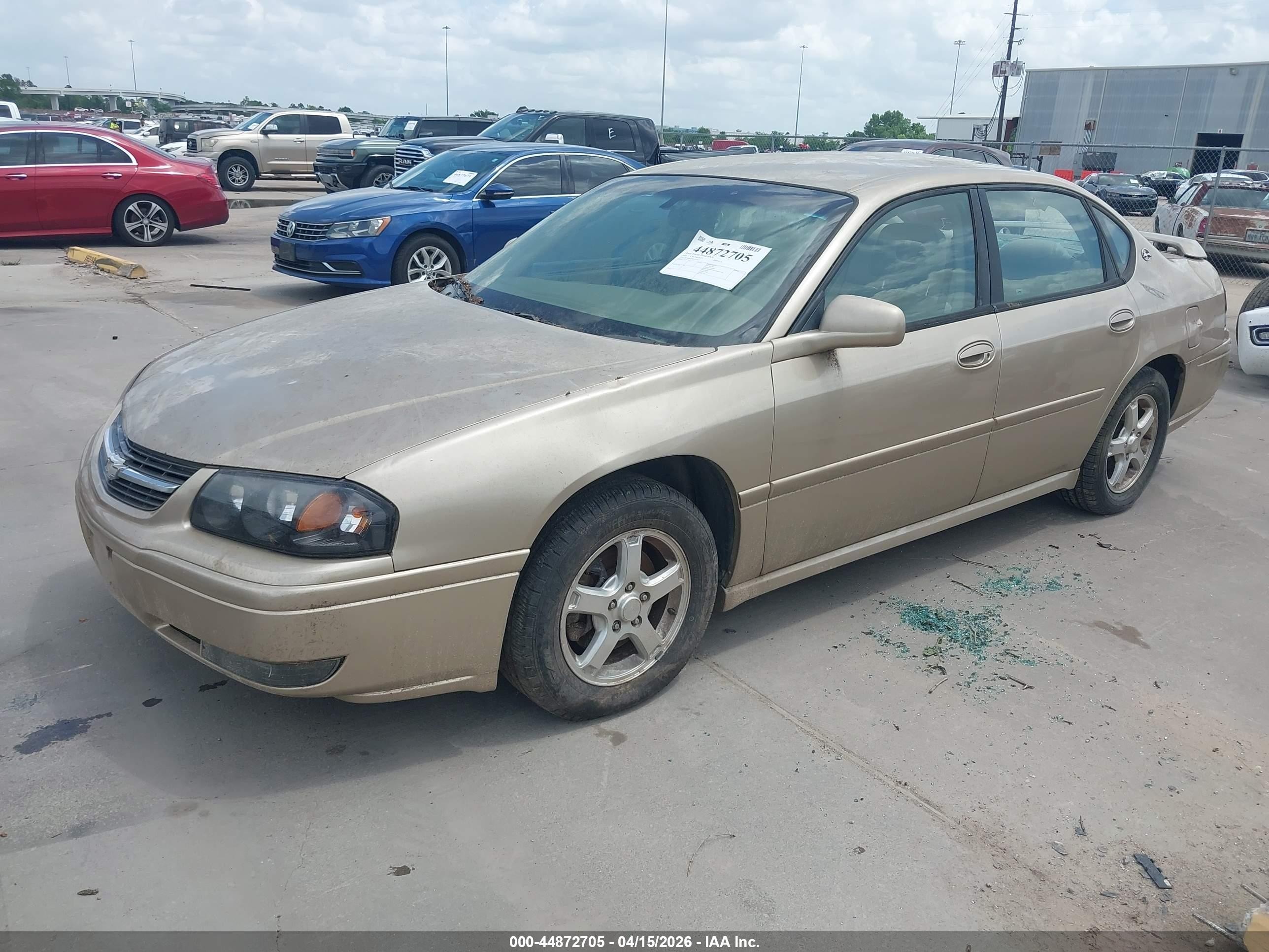 2005 Chevrolet Impala Ls Beige vin: 2G1WH52K859356202