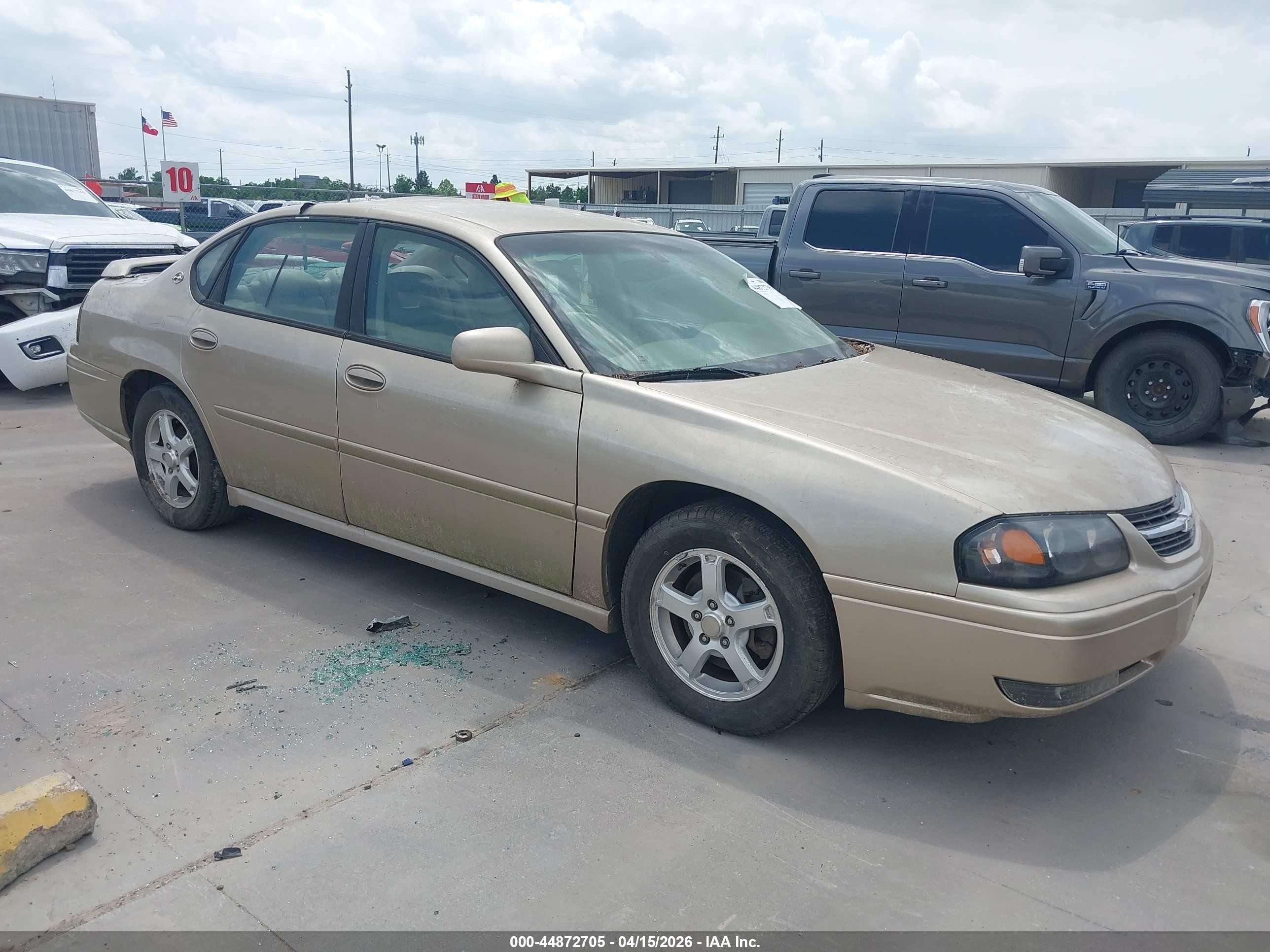2005 Chevrolet Impala Ls Beige vin: 2G1WH52K859356202