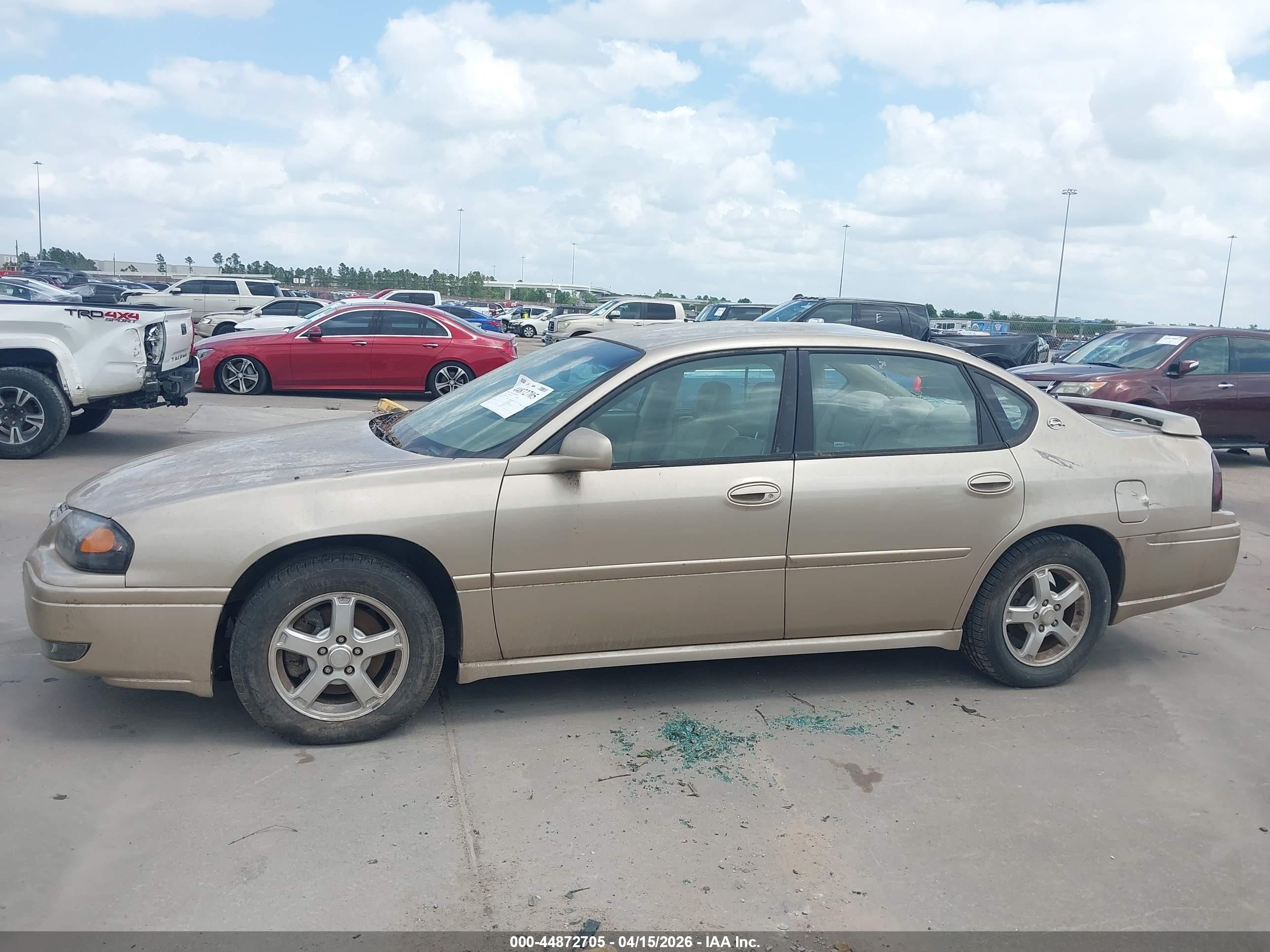 2005 Chevrolet Impala Ls Beige vin: 2G1WH52K859356202