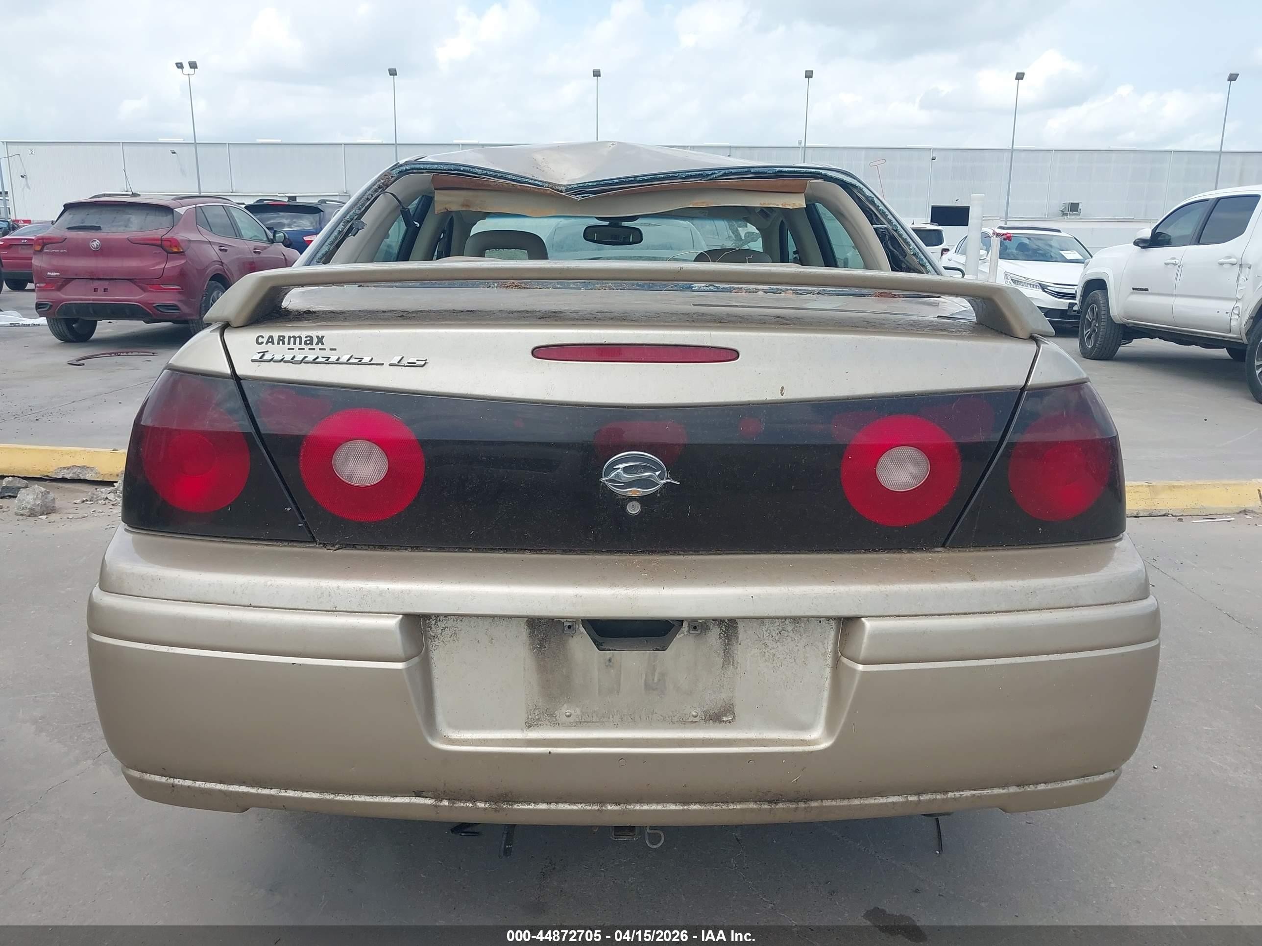 2005 Chevrolet Impala Ls Beige vin: 2G1WH52K859356202