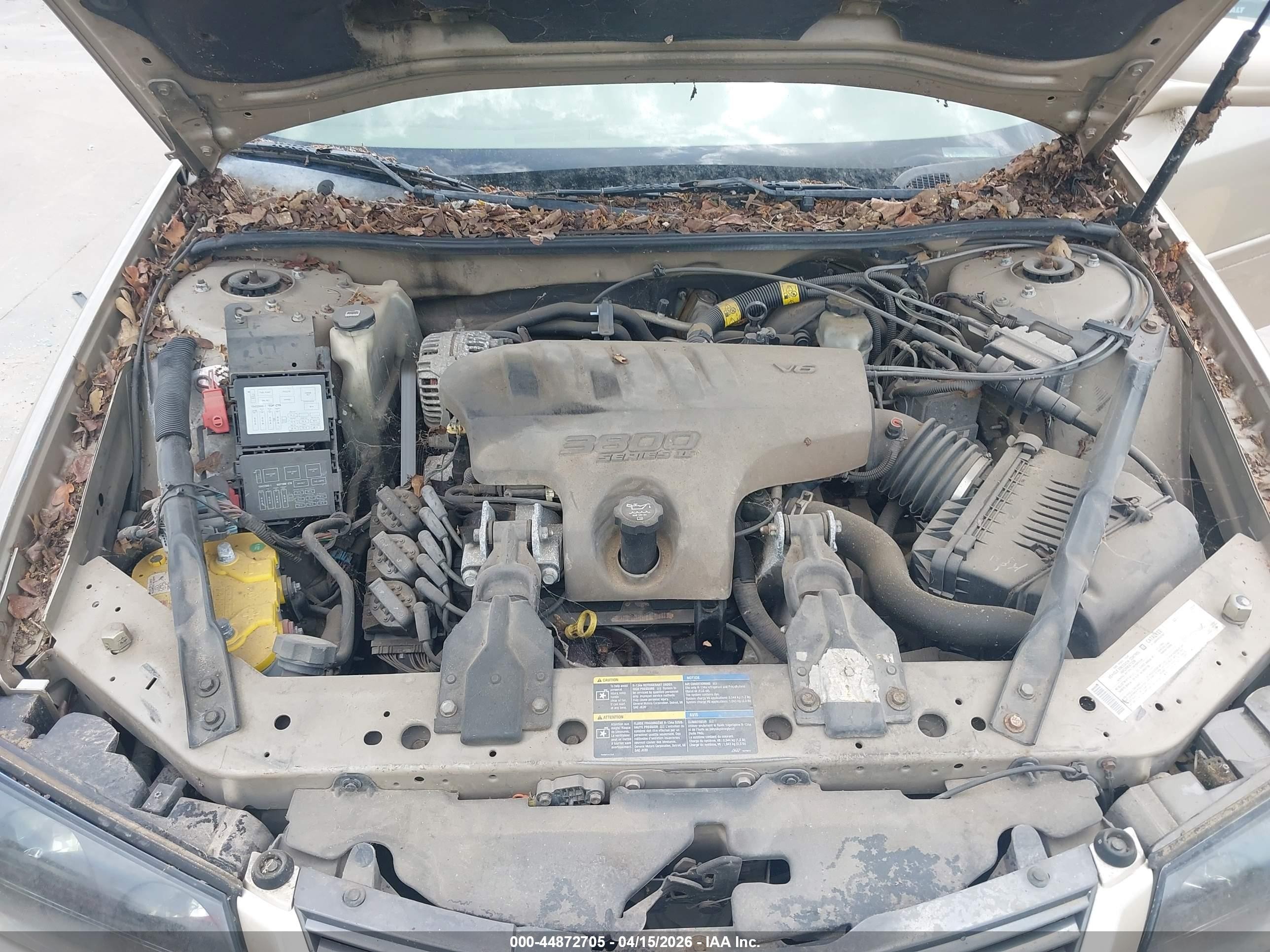 2005 Chevrolet Impala Ls Beige vin: 2G1WH52K859356202