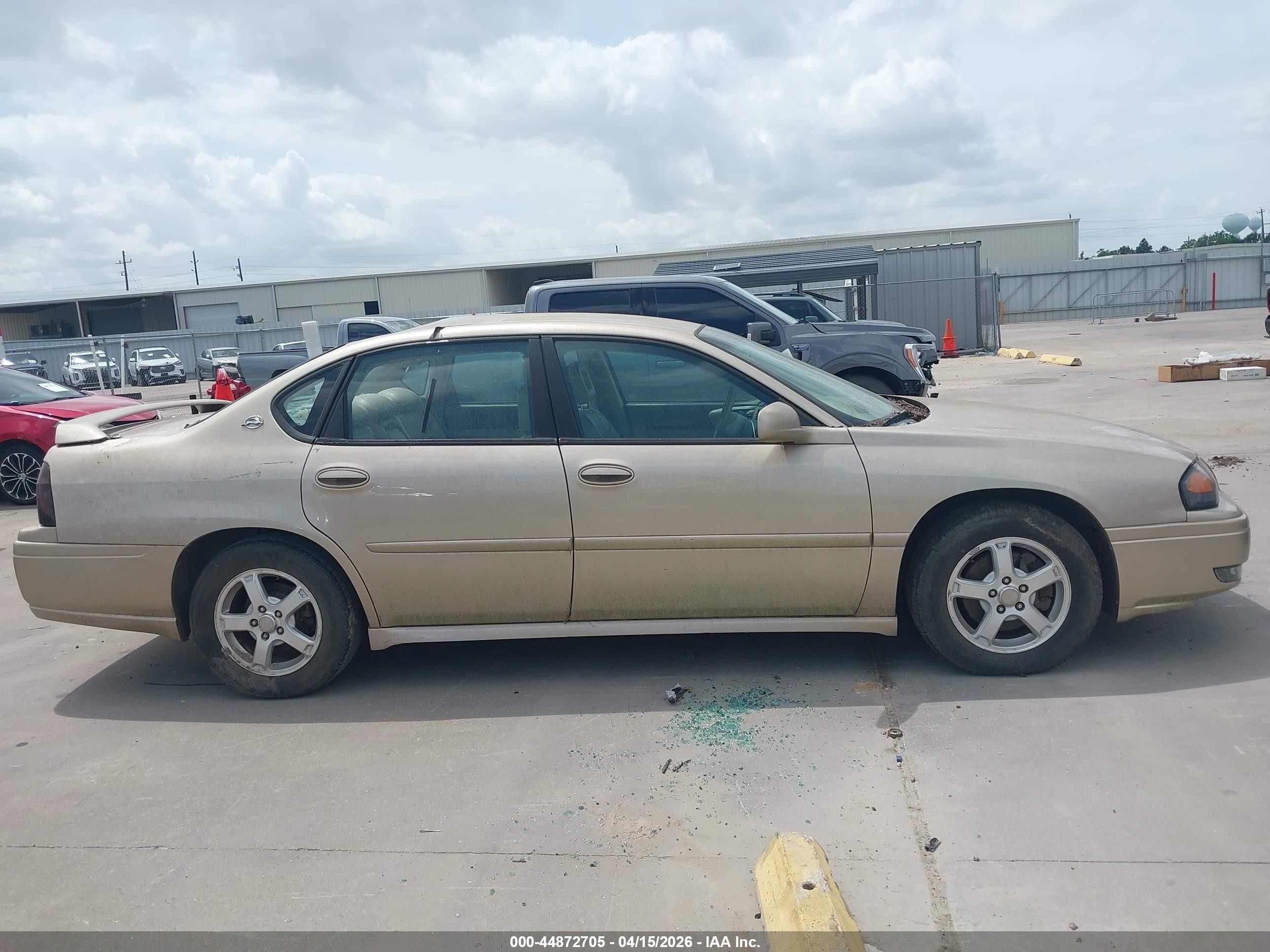 2005 Chevrolet Impala Ls Beige vin: 2G1WH52K859356202