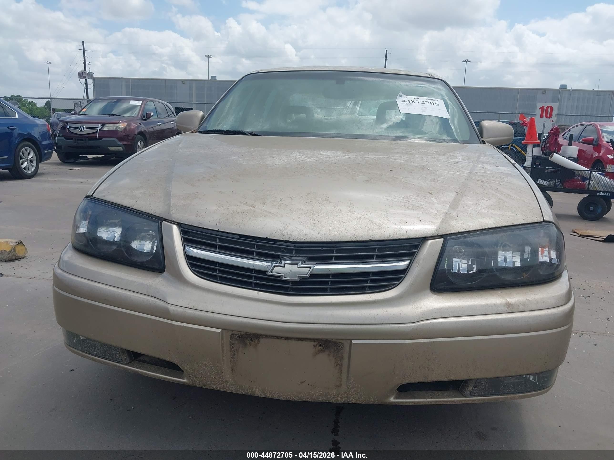 2005 Chevrolet Impala Ls Beige vin: 2G1WH52K859356202