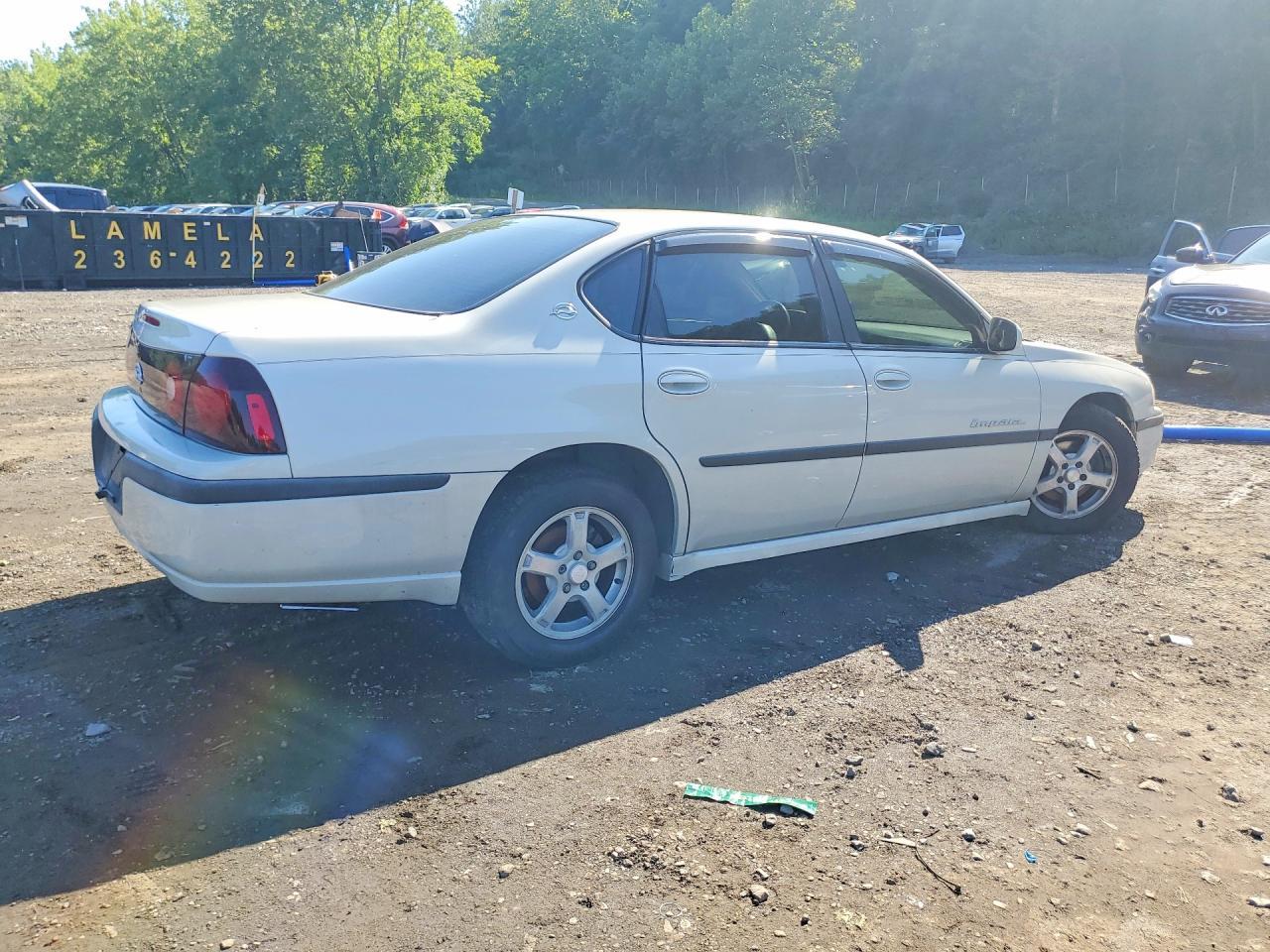 2003 Chevrolet Impala Ls White vin: 2G1WH52K939183352