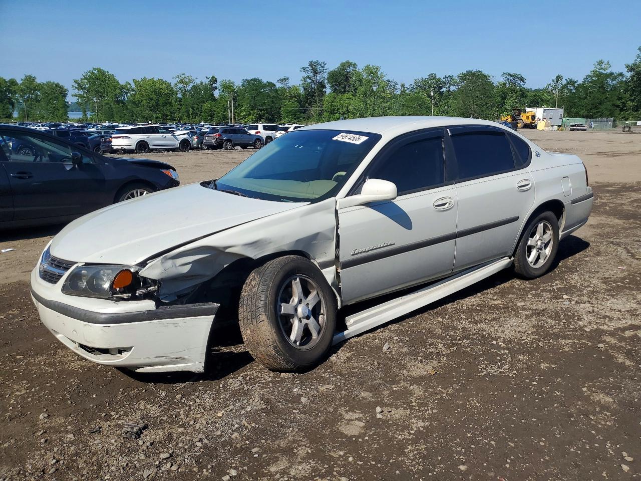 2003 Chevrolet Impala Ls White vin: 2G1WH52K939183352