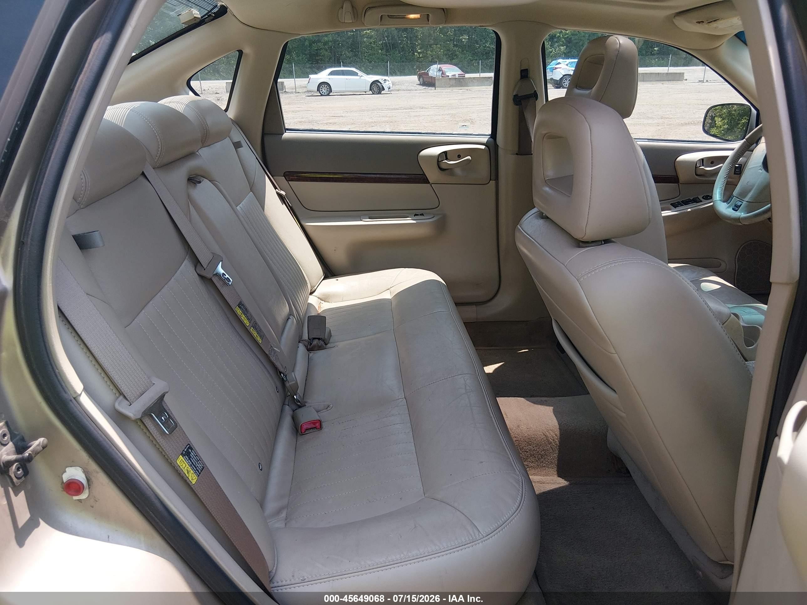 2003 Chevrolet Impala Ls Gold vin: 2G1WH52K939357808