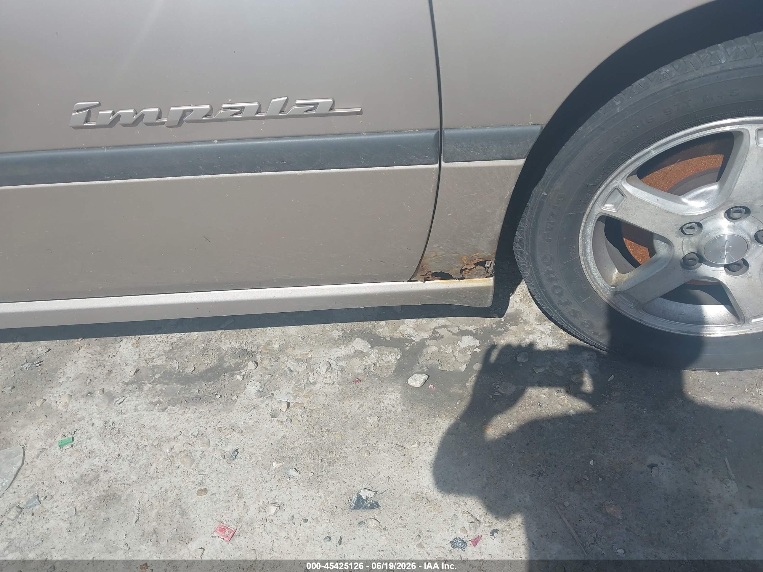 2003 Chevrolet Impala Ls Cream vin: 2G1WH52K939436119