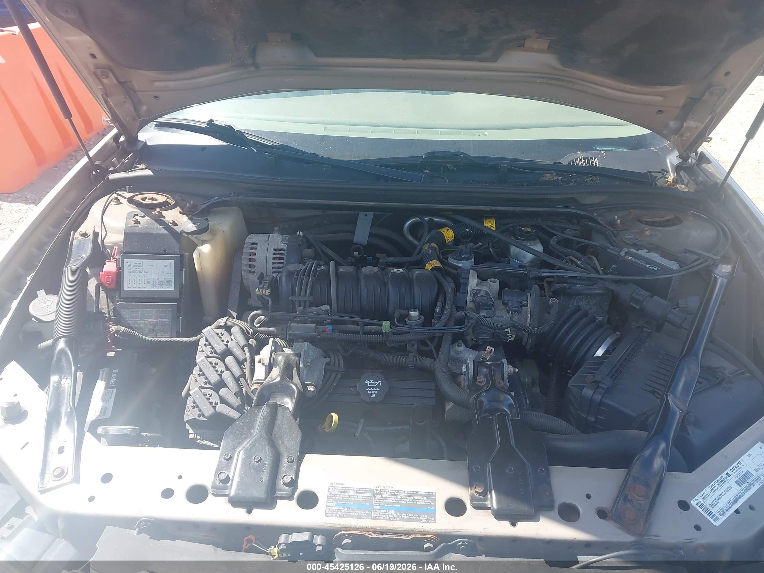 2003 Chevrolet Impala Ls Cream vin: 2G1WH52K939436119