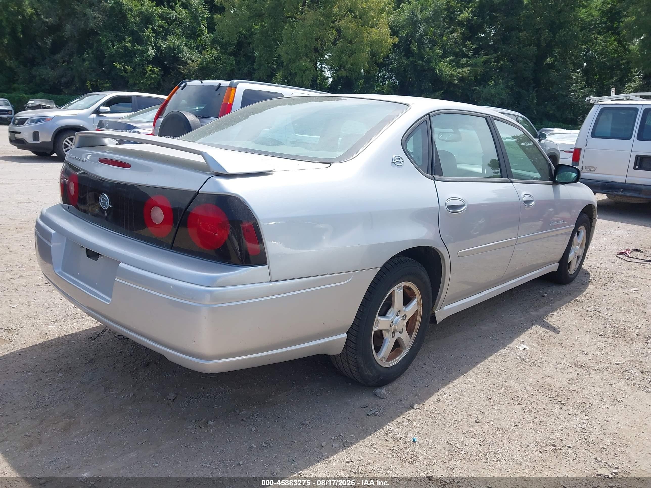 2004 Chevrolet Impala Ls Silver vin: 2G1WH52K949231885