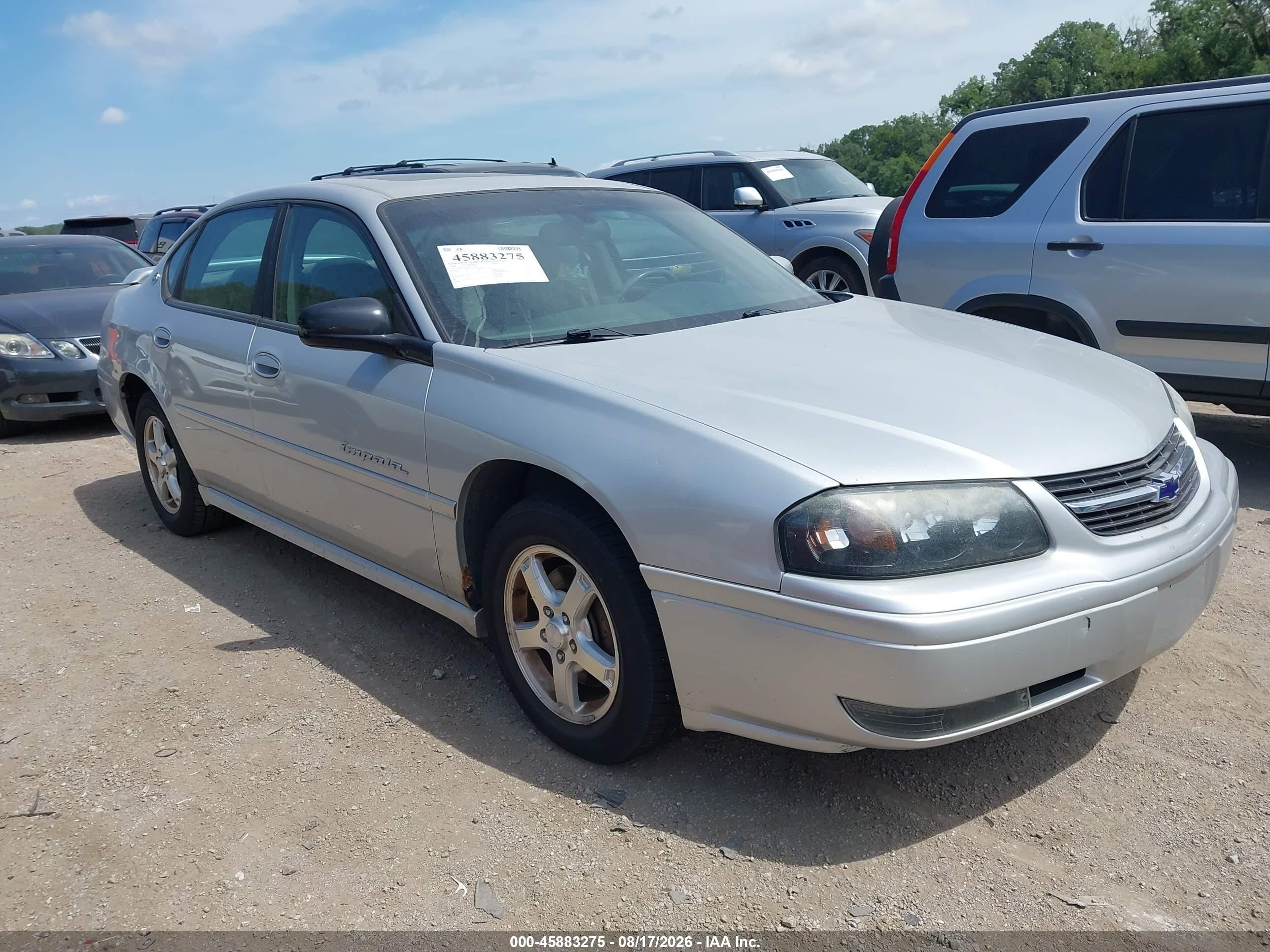 2004 Chevrolet Impala Ls Silver vin: 2G1WH52K949231885