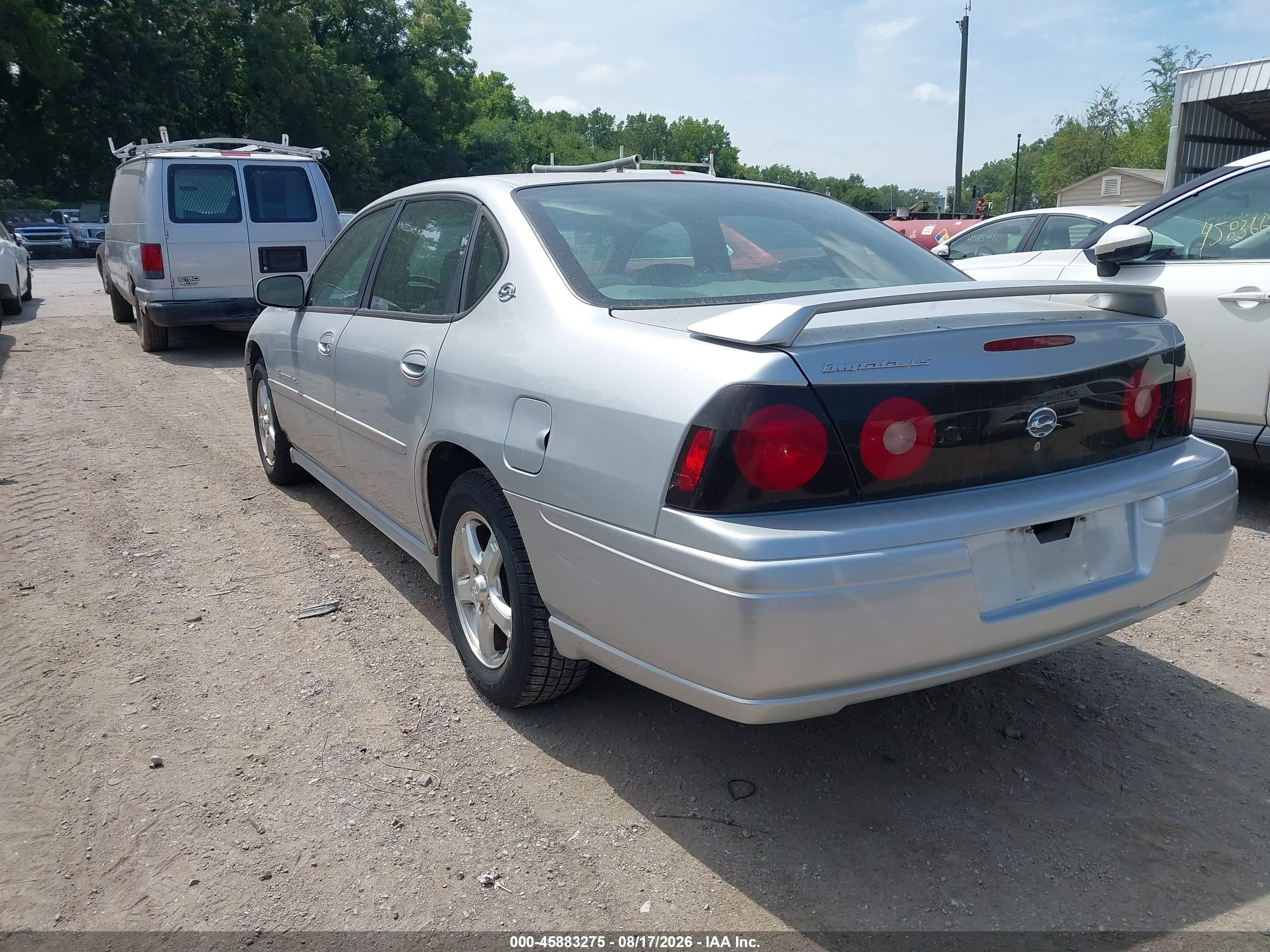 2004 Chevrolet Impala Ls Silver vin: 2G1WH52K949231885