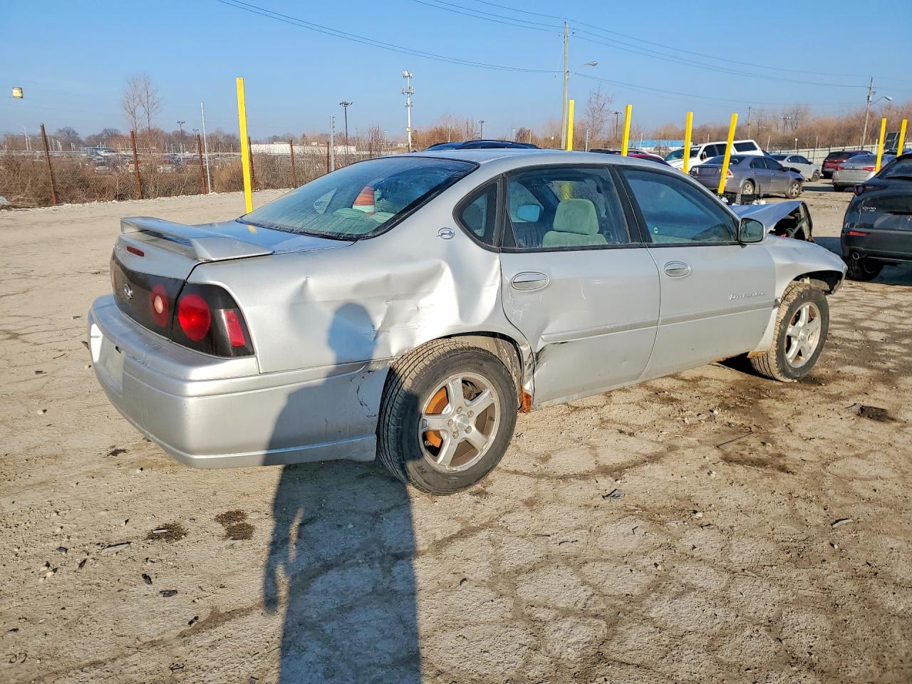 2004 Chevrolet Impala Ls Silver vin: 2G1WH52K949359382