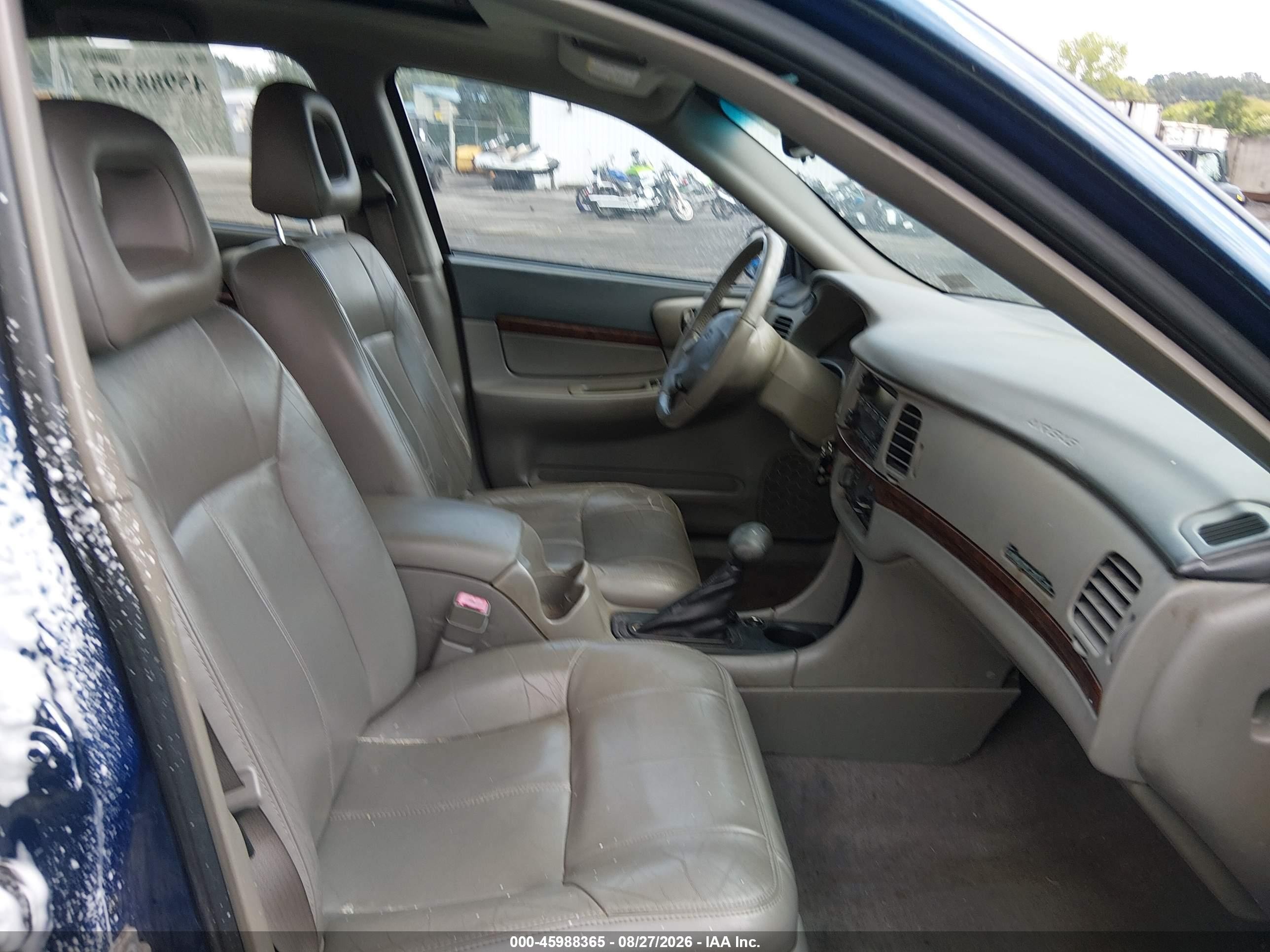2005 Chevrolet Impala Ls Blue vin: 2G1WH52K959137264