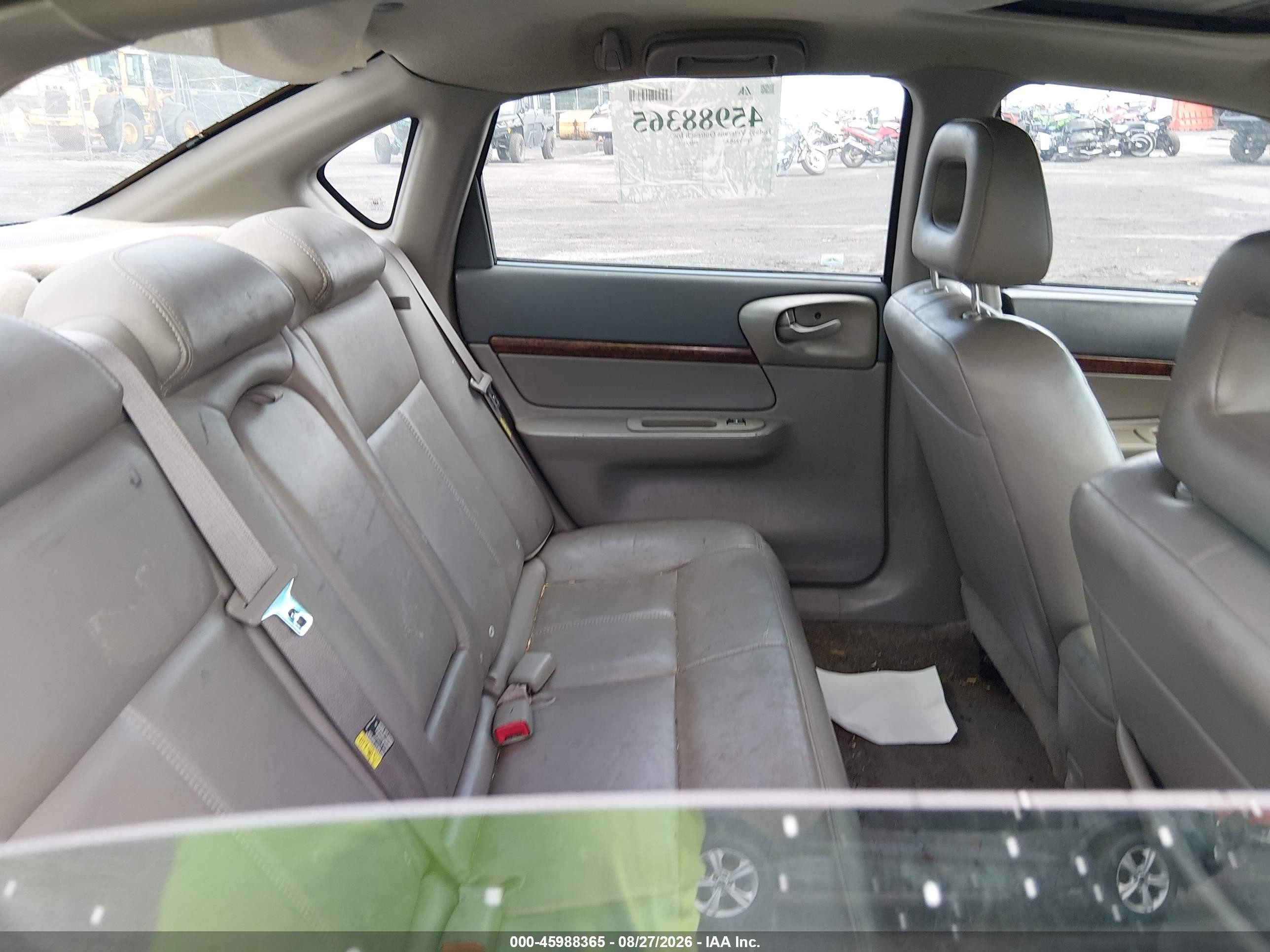 2005 Chevrolet Impala Ls Blue vin: 2G1WH52K959137264