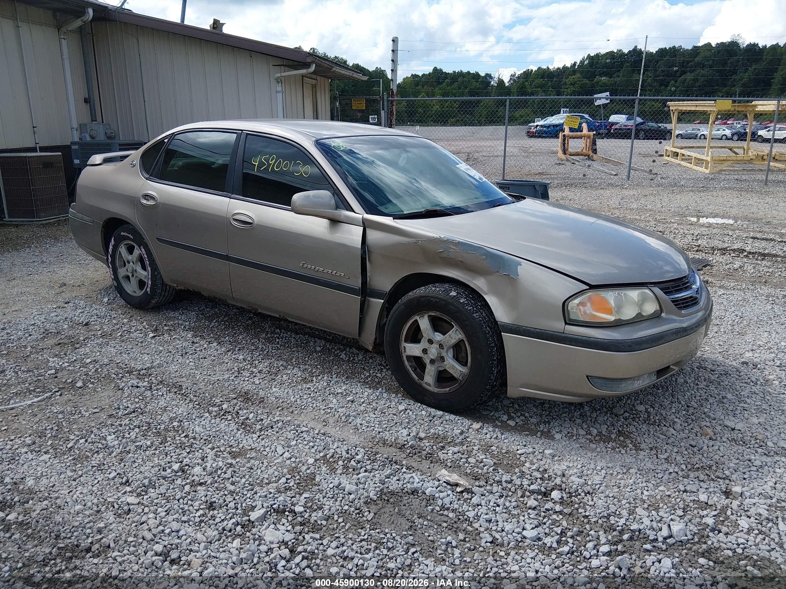 2003 Chevrolet Impala Ls Gold vin: 2G1WH52KX39211112
