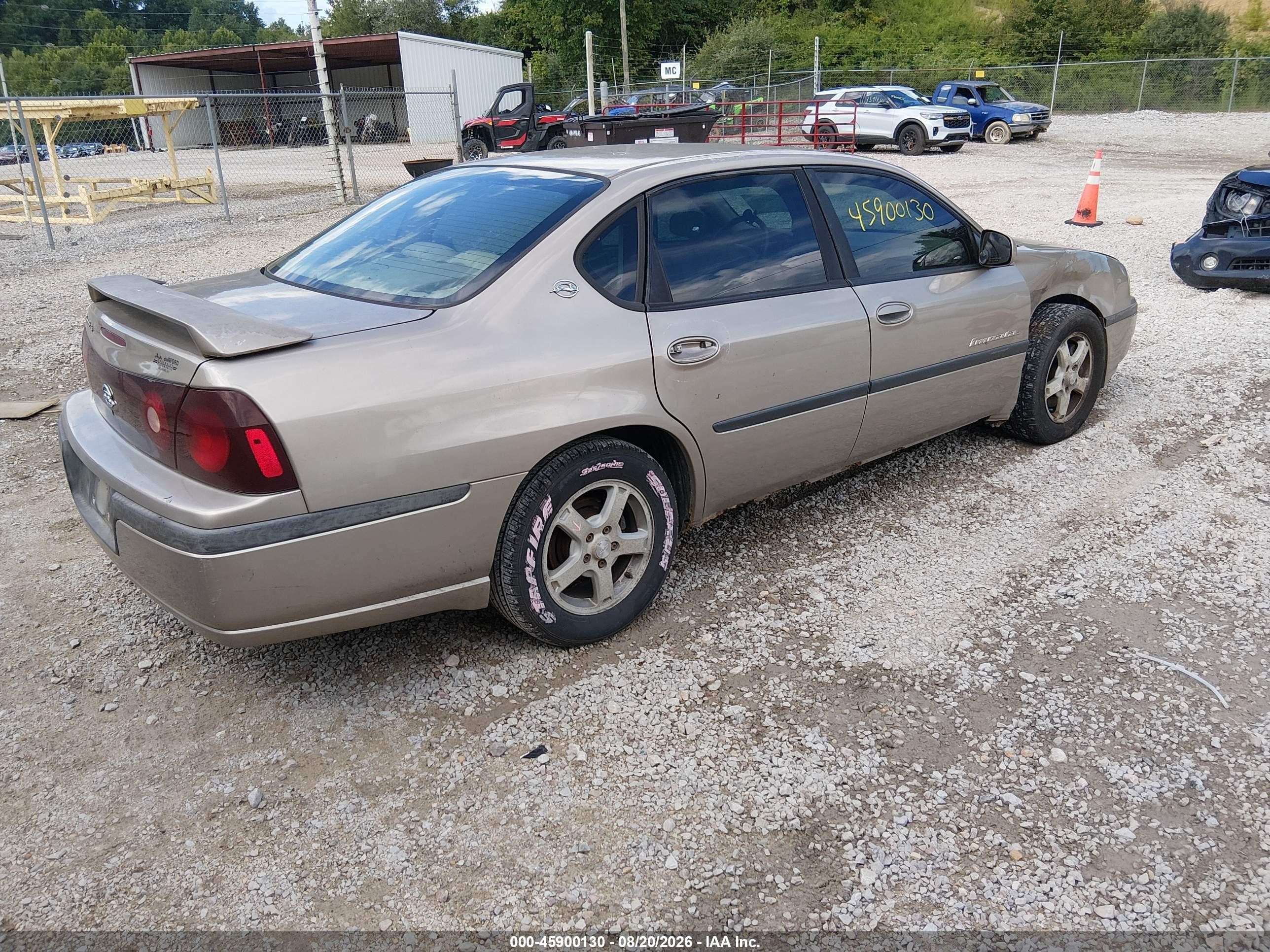 2003 Chevrolet Impala Ls Gold vin: 2G1WH52KX39211112