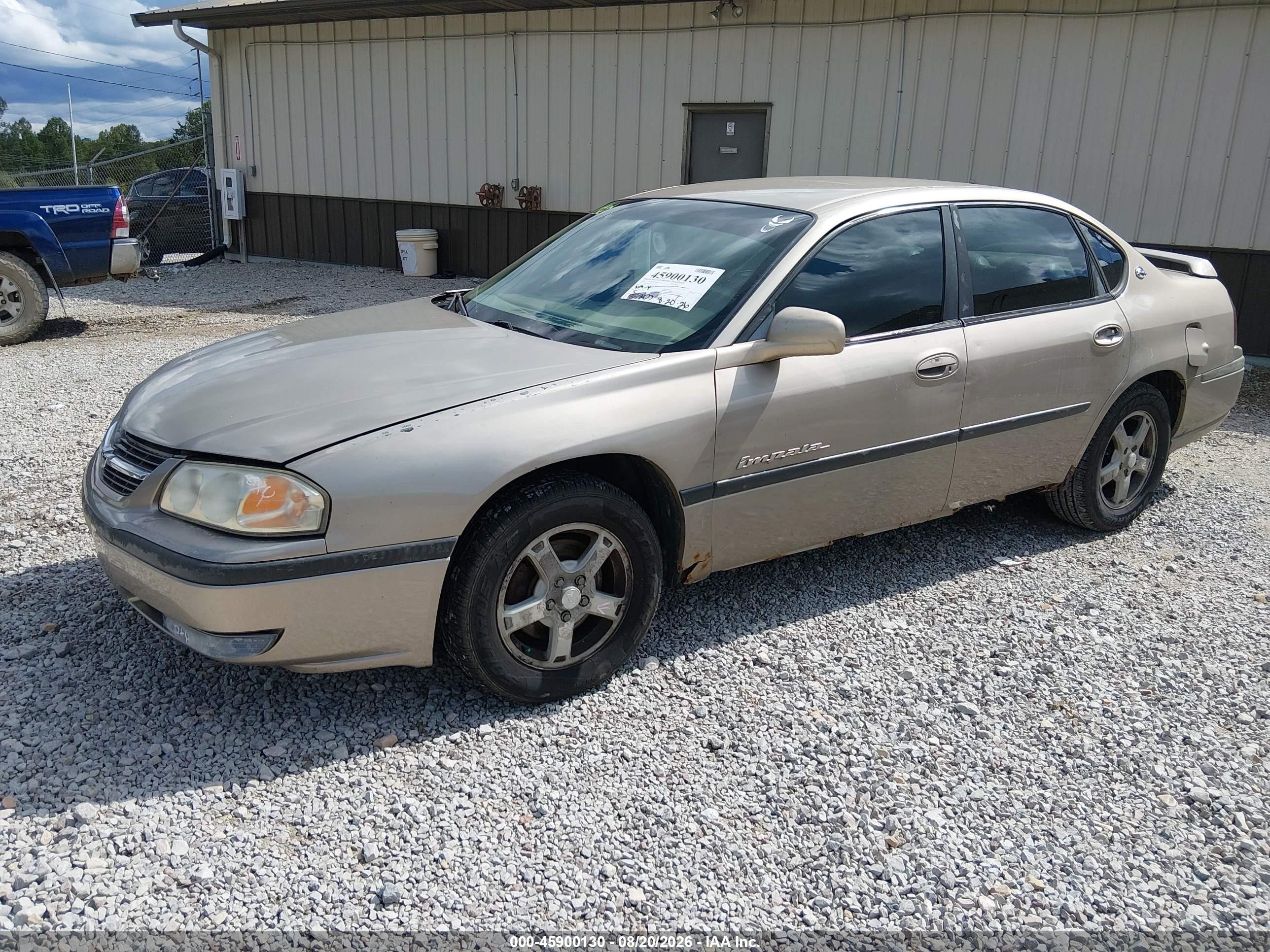 2003 Chevrolet Impala Ls Gold vin: 2G1WH52KX39211112