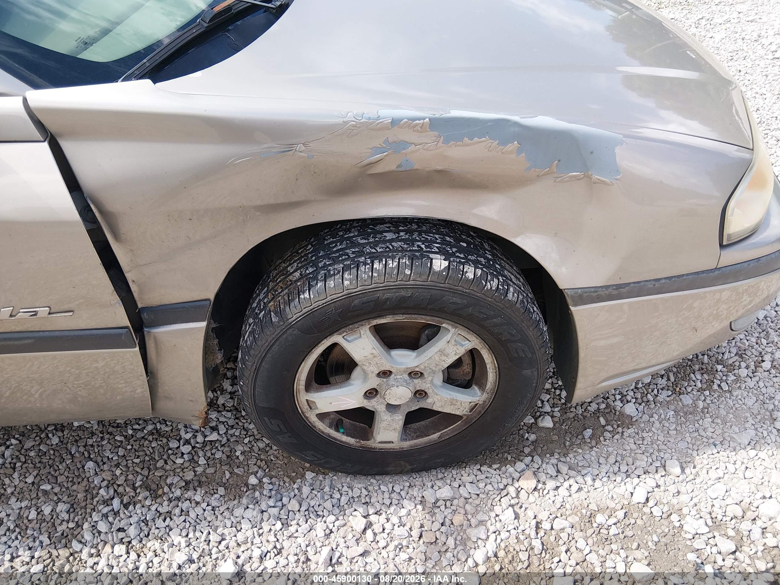 2003 Chevrolet Impala Ls Gold vin: 2G1WH52KX39211112