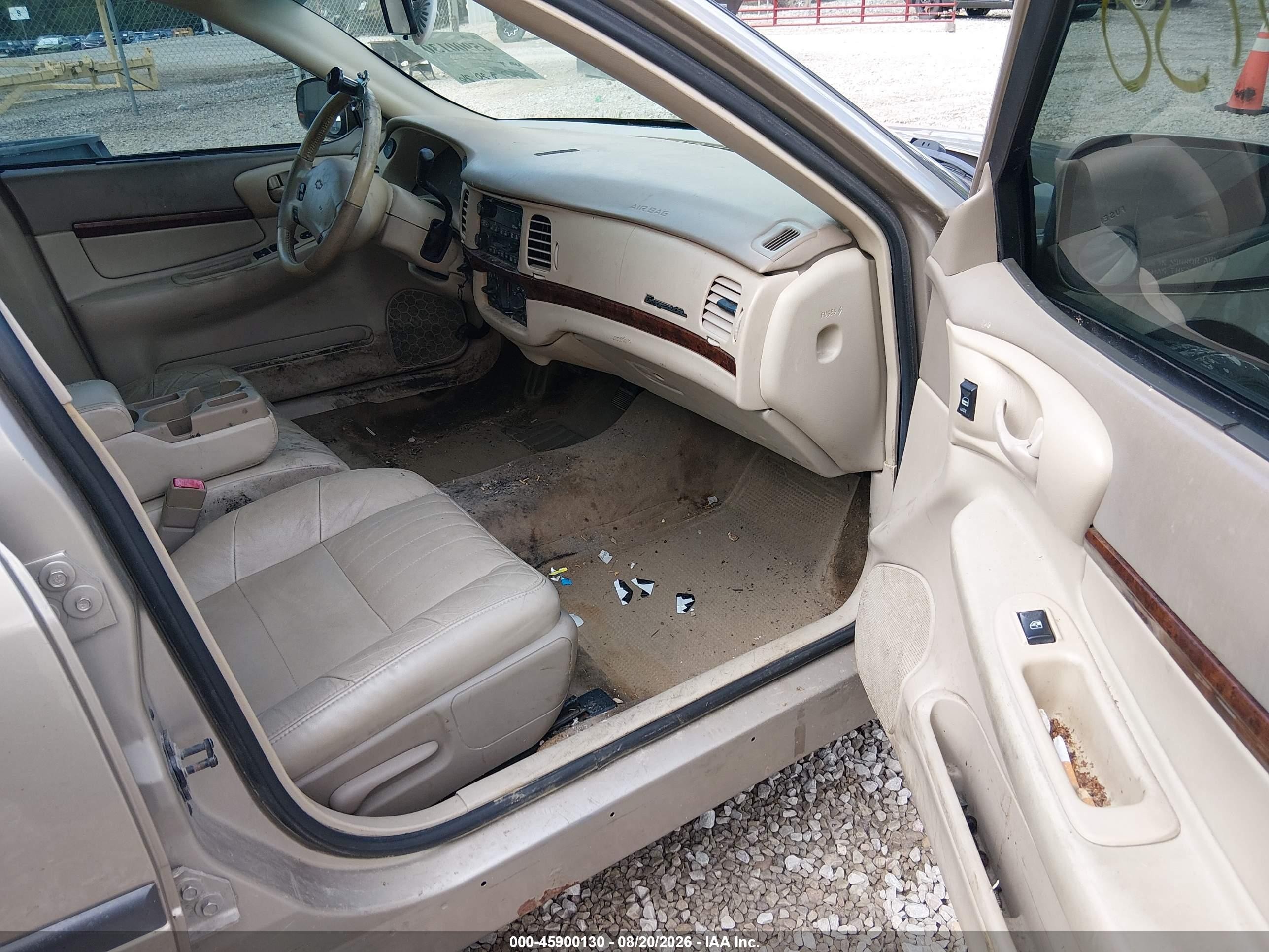 2003 Chevrolet Impala Ls Gold vin: 2G1WH52KX39211112