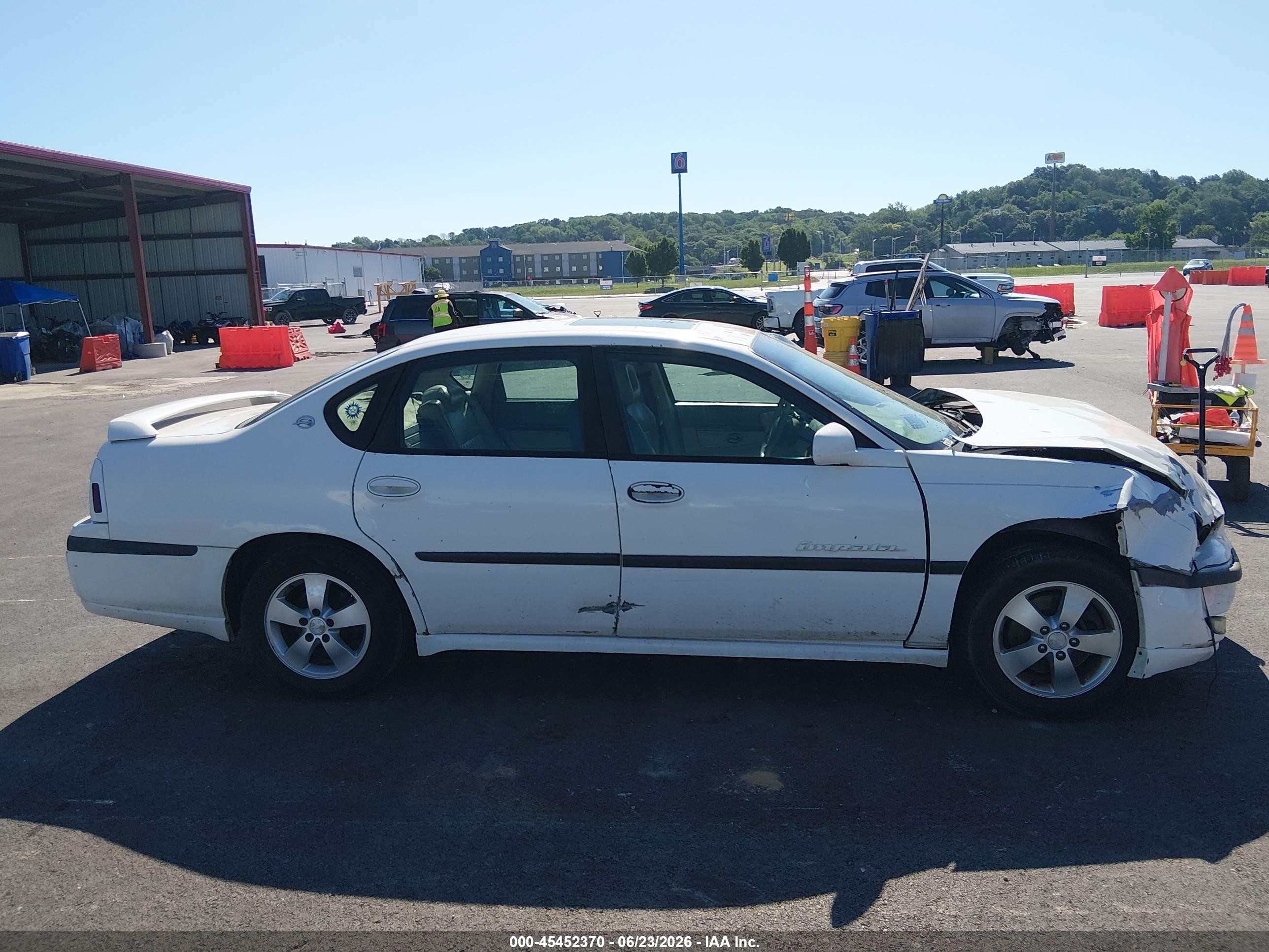 2003 Chevrolet Impala Ls White vin: 2G1WH52KX39400973