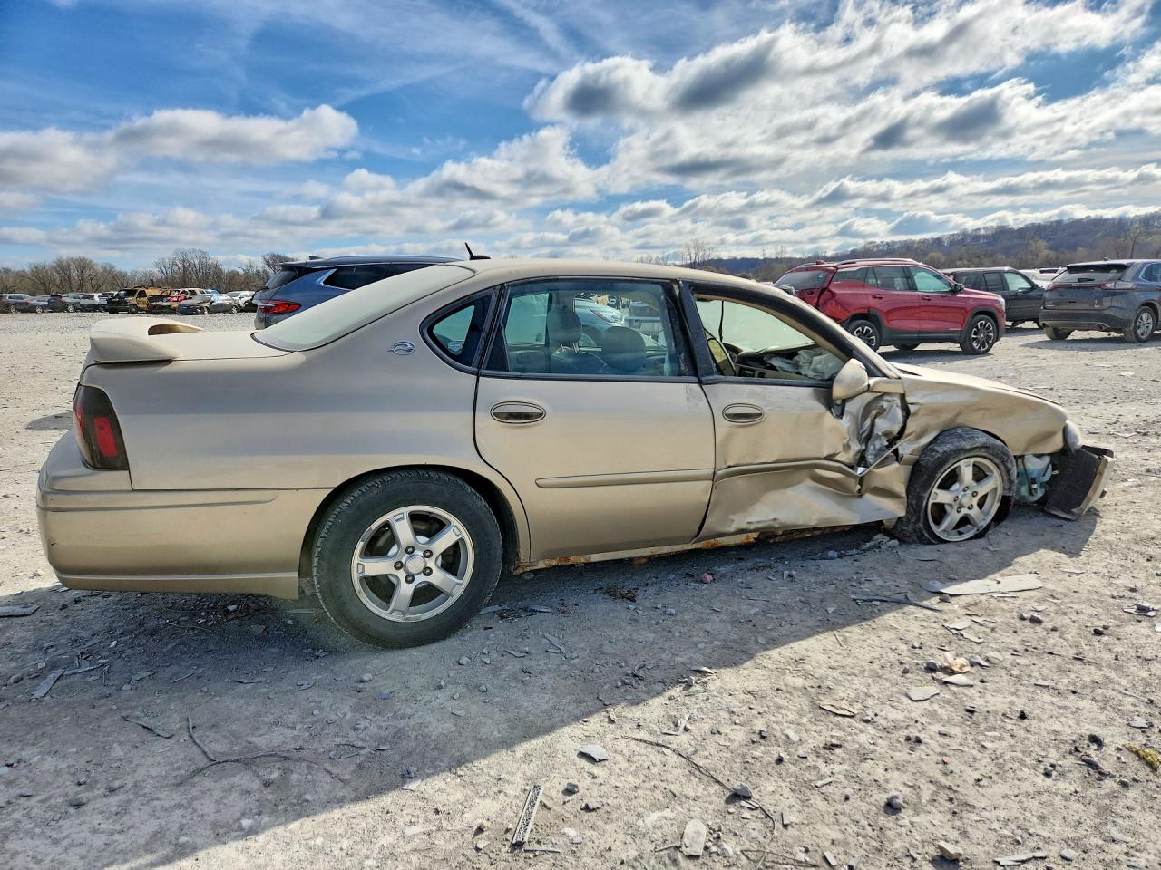 2005 Chevrolet Impala Ls Tan vin: 2G1WH52KX59211596