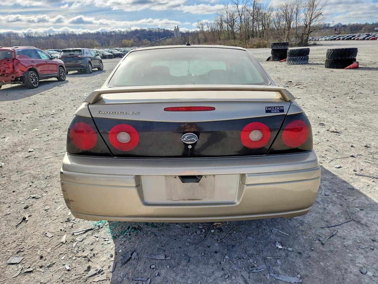 2005 Chevrolet Impala Ls Tan vin: 2G1WH52KX59211596