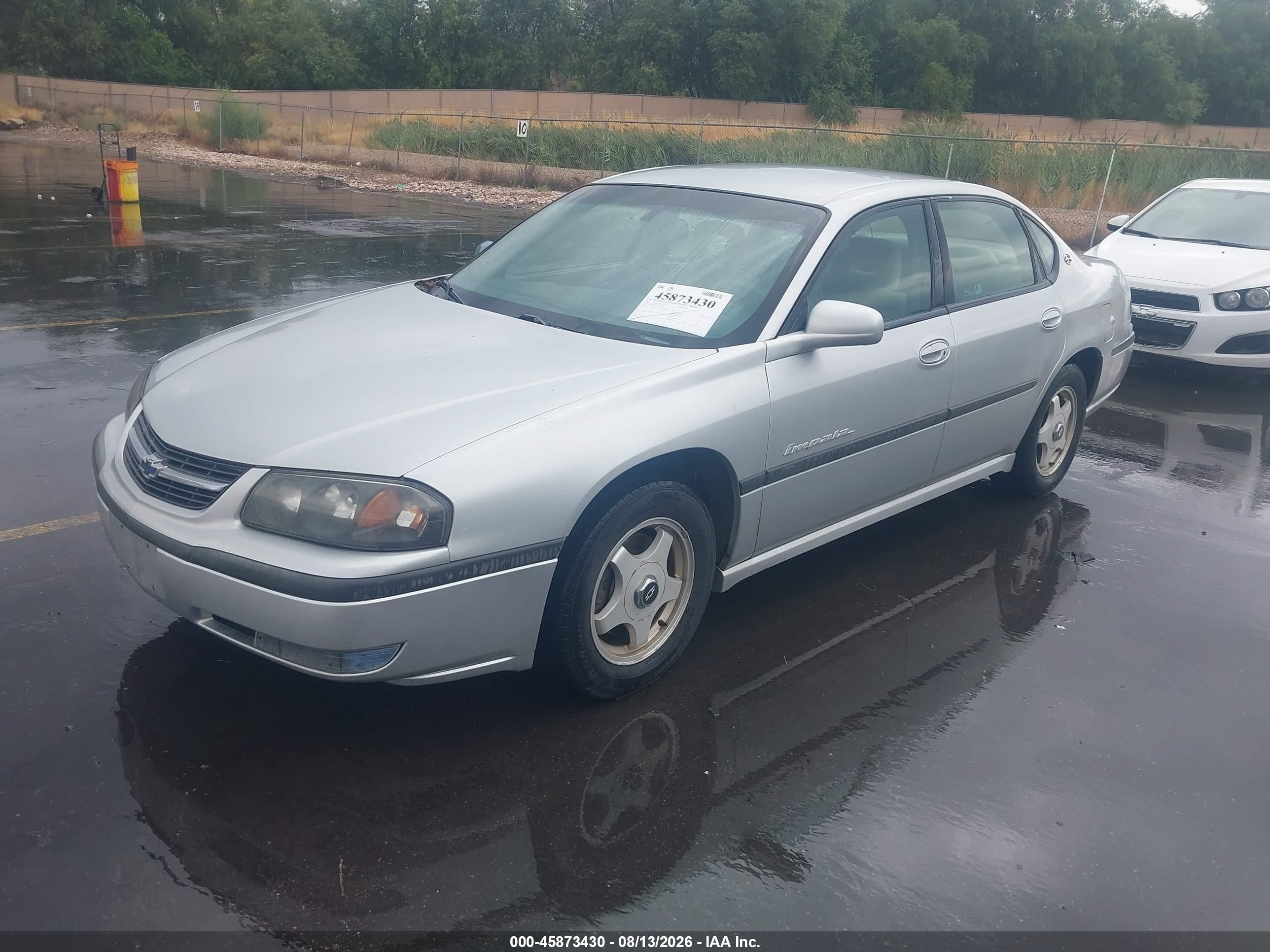 2001 Chevrolet Impala Ls Silver vin: 2G1WH55K019112565