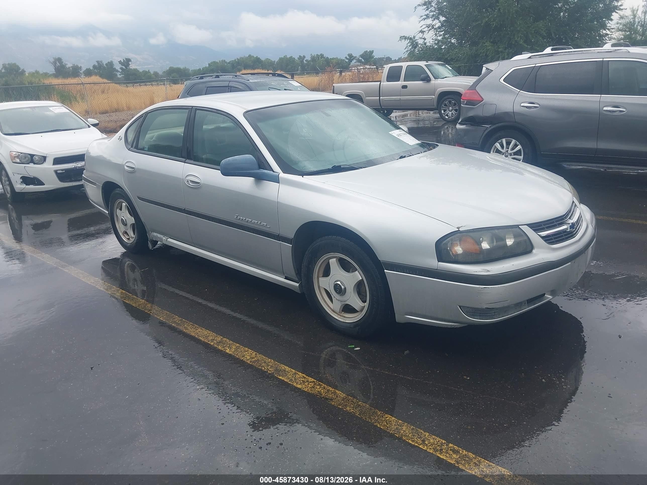 2001 Chevrolet Impala Ls Silver vin: 2G1WH55K019112565