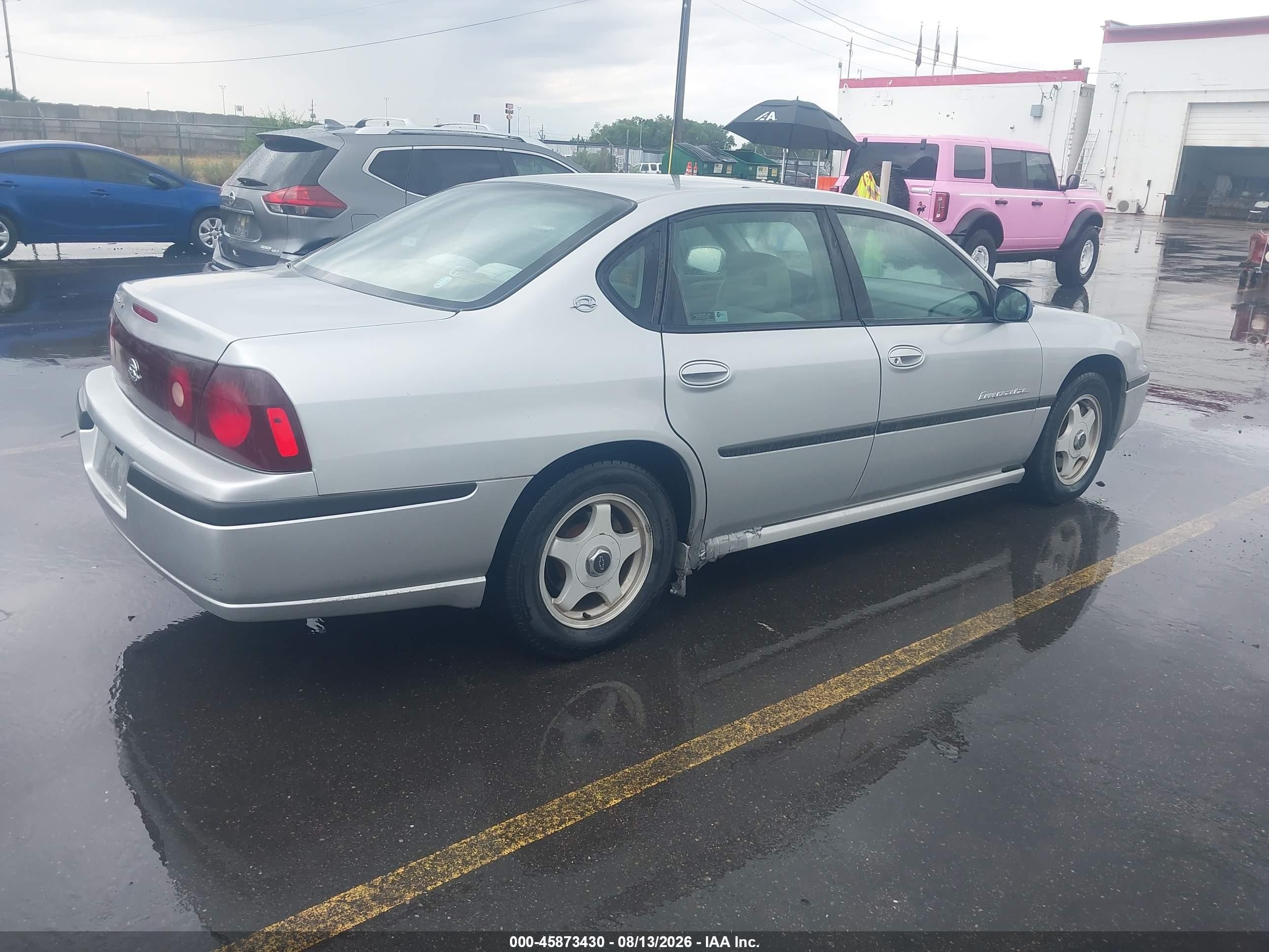 2001 Chevrolet Impala Ls Silver vin: 2G1WH55K019112565