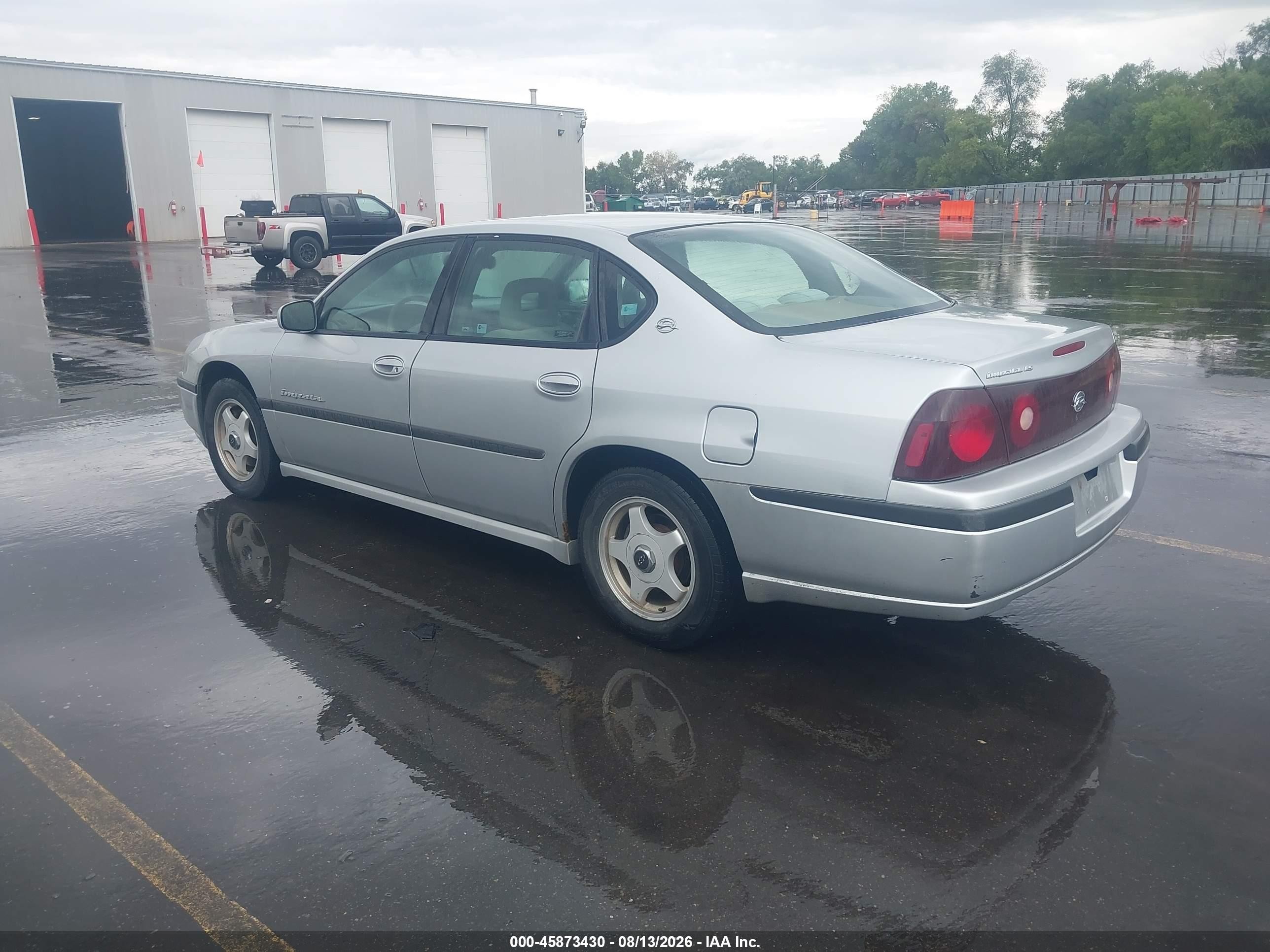 2001 Chevrolet Impala Ls Silver vin: 2G1WH55K019112565