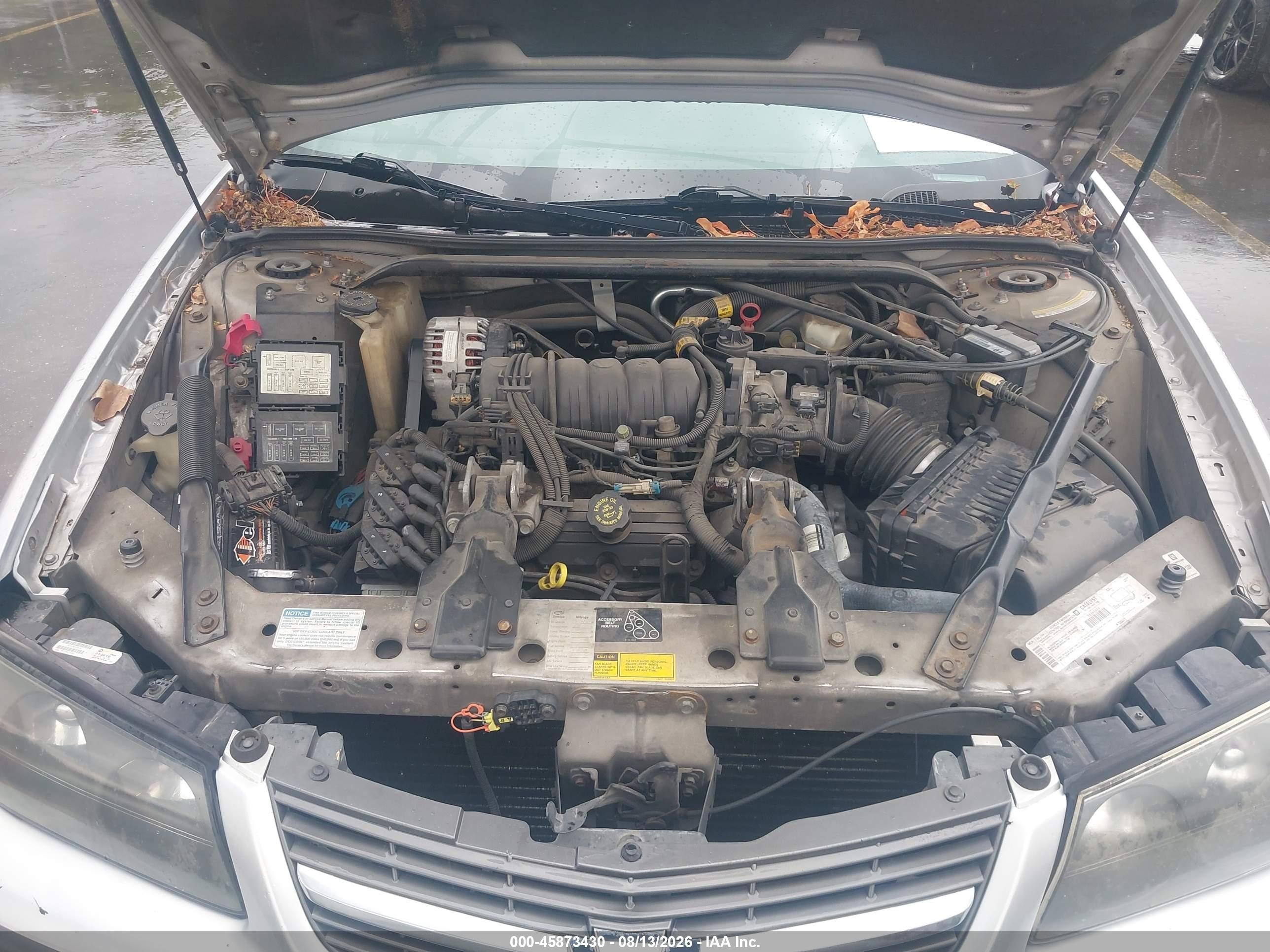 2001 Chevrolet Impala Ls Silver vin: 2G1WH55K019112565