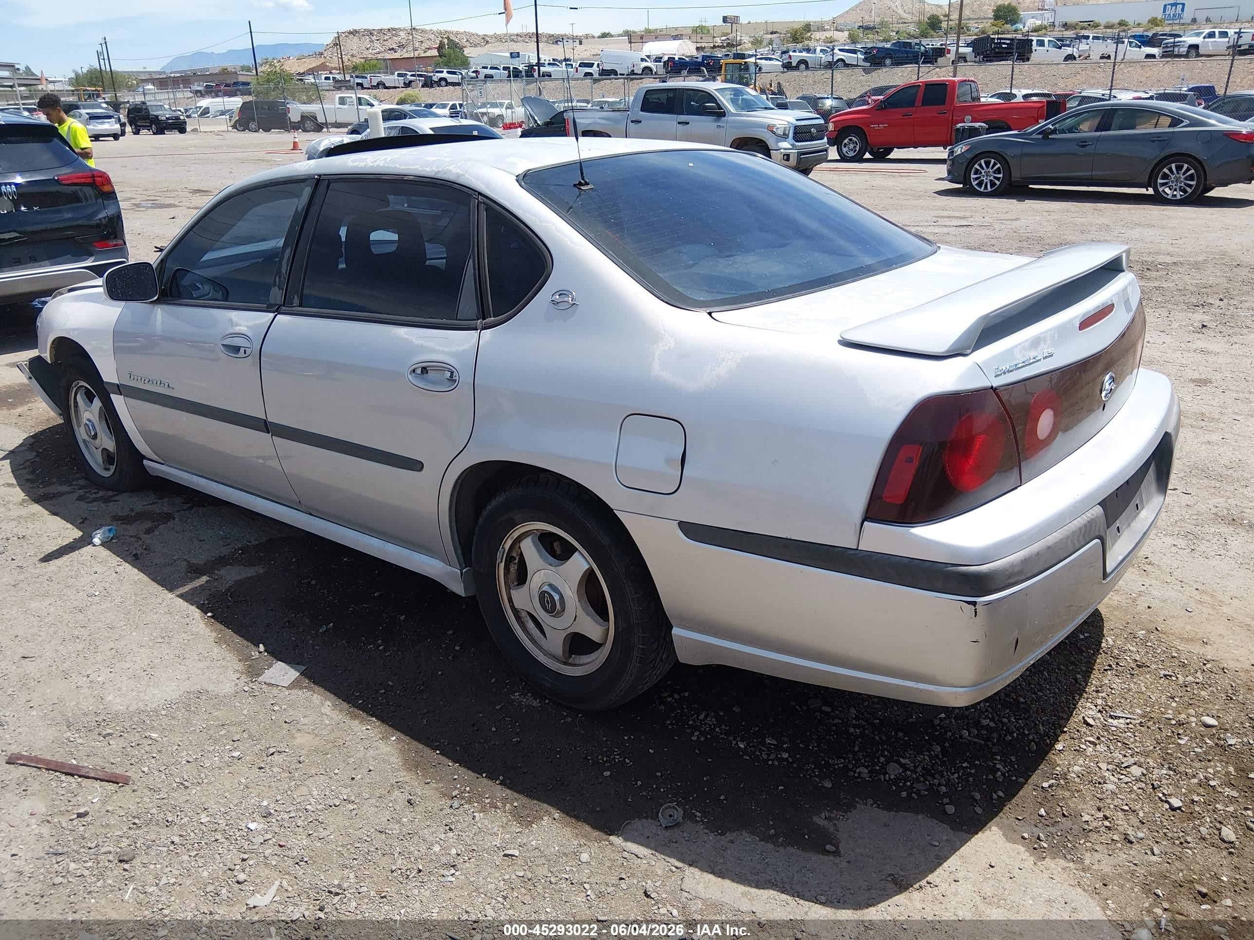2002 Chevrolet Impala Ls White vin: 2G1WH55K029160620