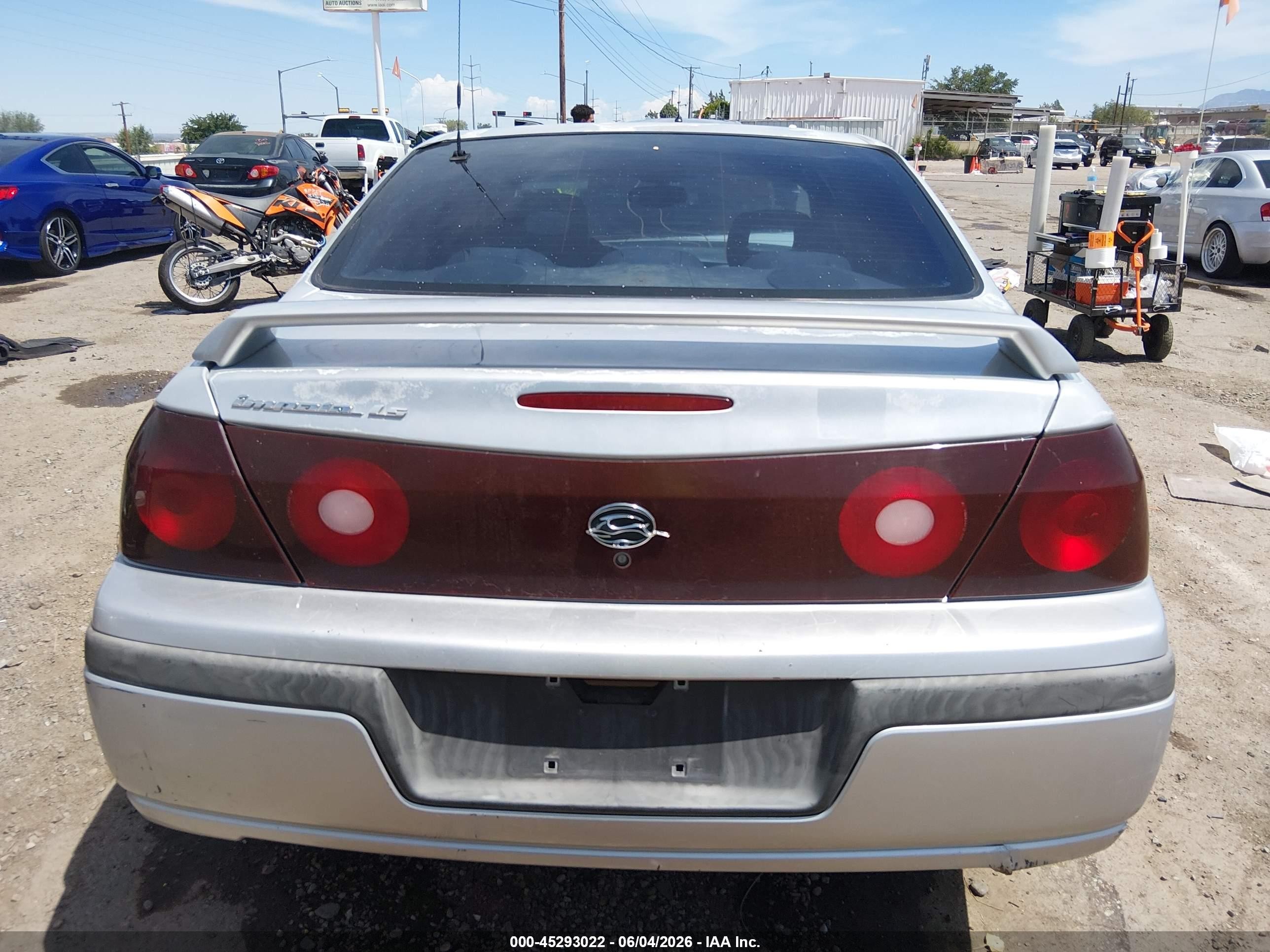 2002 Chevrolet Impala Ls White vin: 2G1WH55K029160620