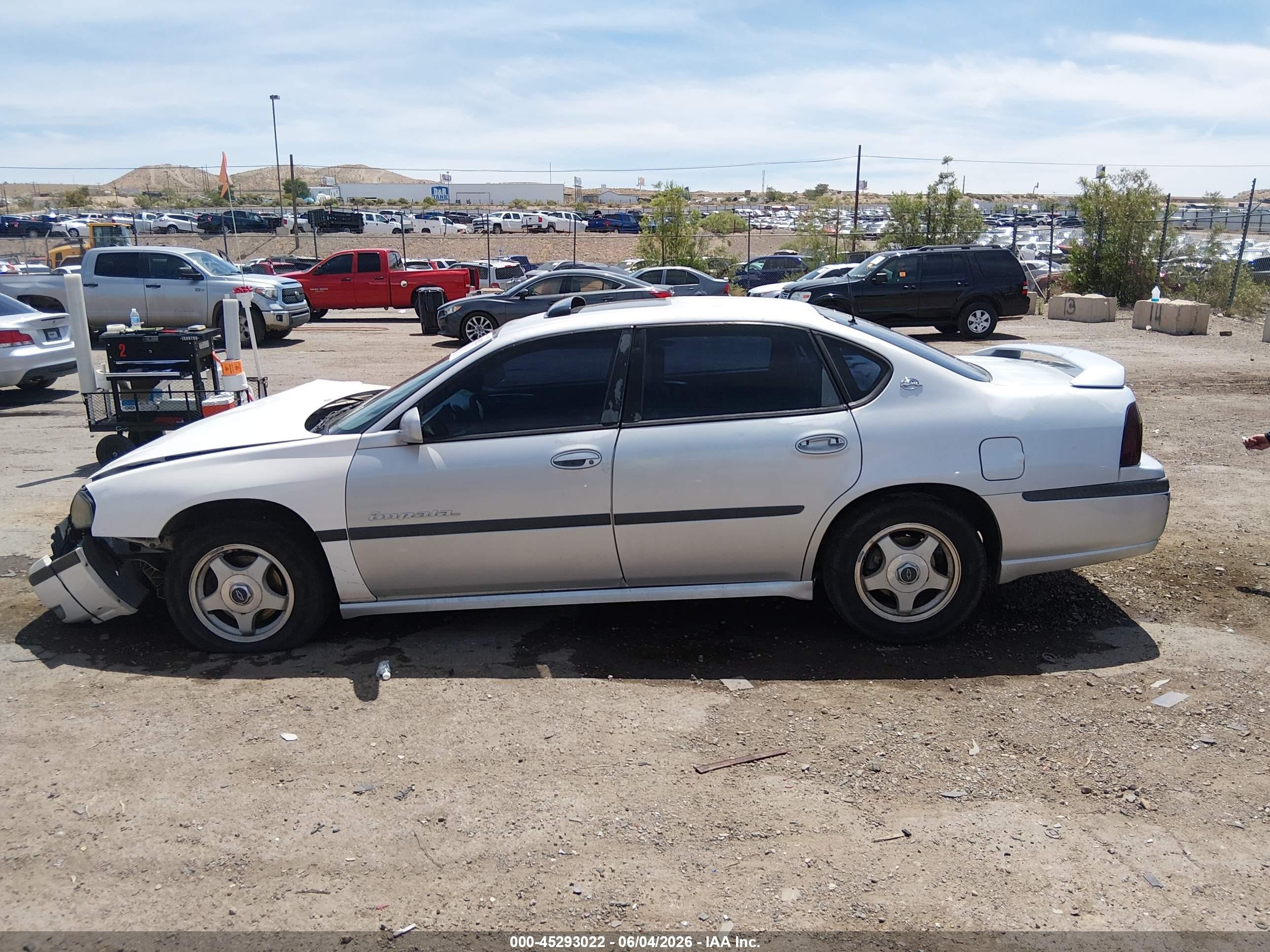 2002 Chevrolet Impala Ls White vin: 2G1WH55K029160620