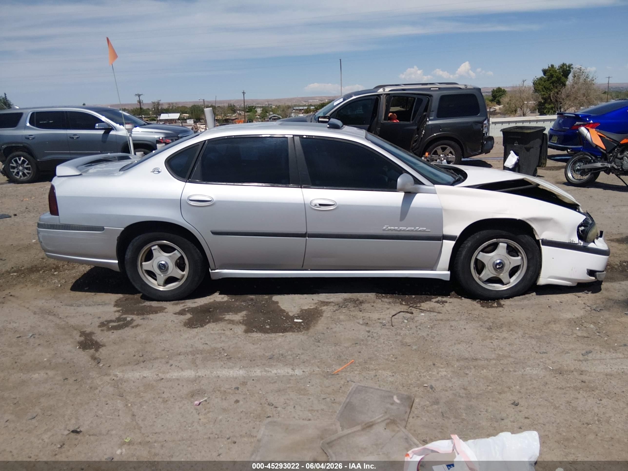 2002 Chevrolet Impala Ls White vin: 2G1WH55K029160620