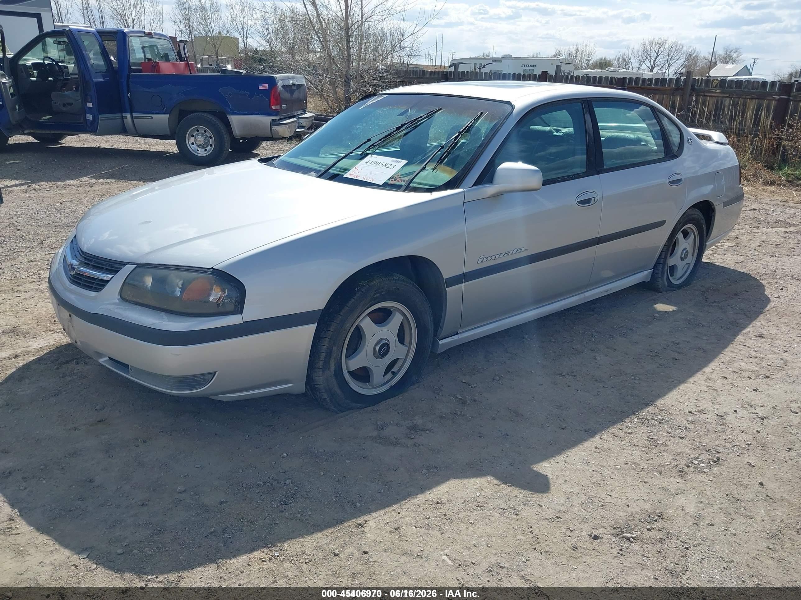 2002 Chevrolet Impala Ls Silver vin: 2G1WH55K029250012
