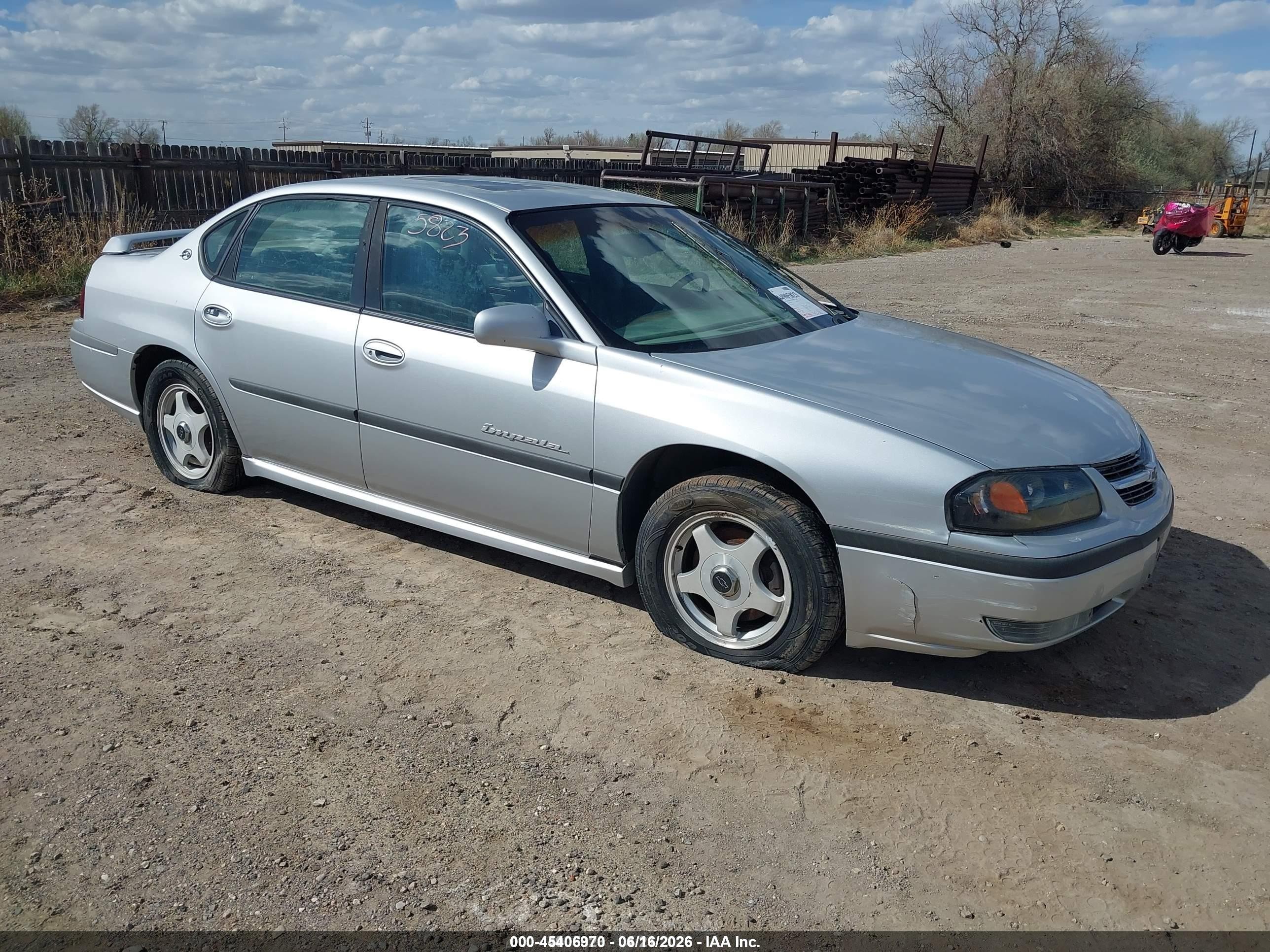 2002 Chevrolet Impala Ls Silver vin: 2G1WH55K029250012
