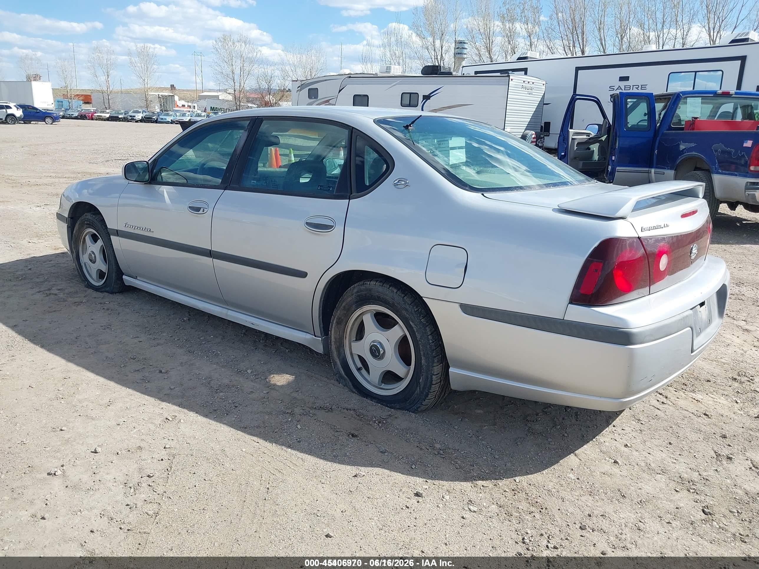 2002 Chevrolet Impala Ls Silver vin: 2G1WH55K029250012