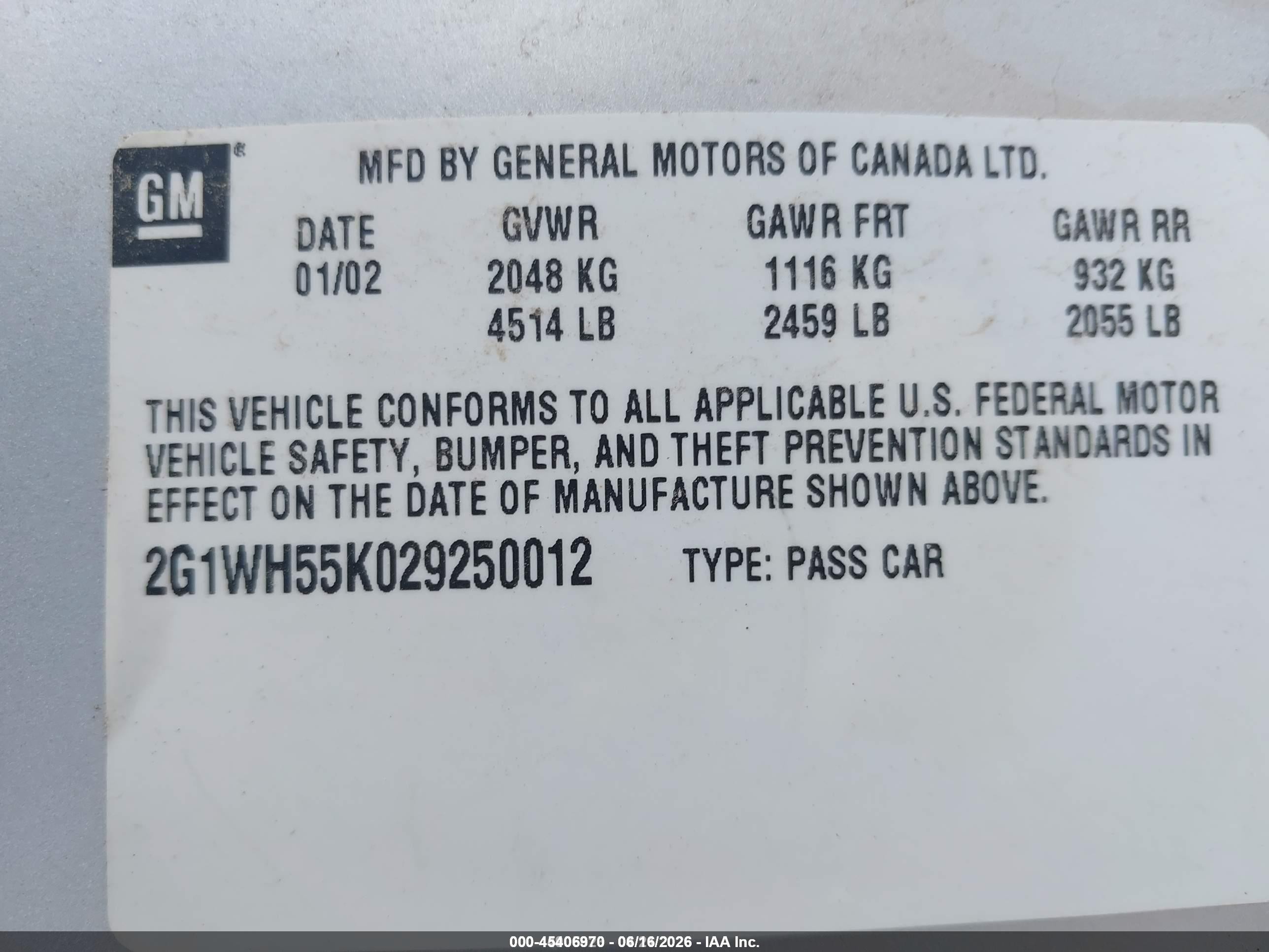 2002 Chevrolet Impala Ls Silver vin: 2G1WH55K029250012