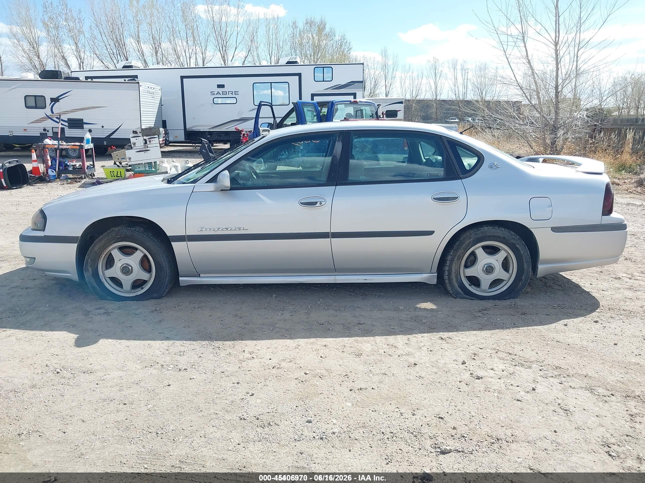 2002 Chevrolet Impala Ls Silver vin: 2G1WH55K029250012