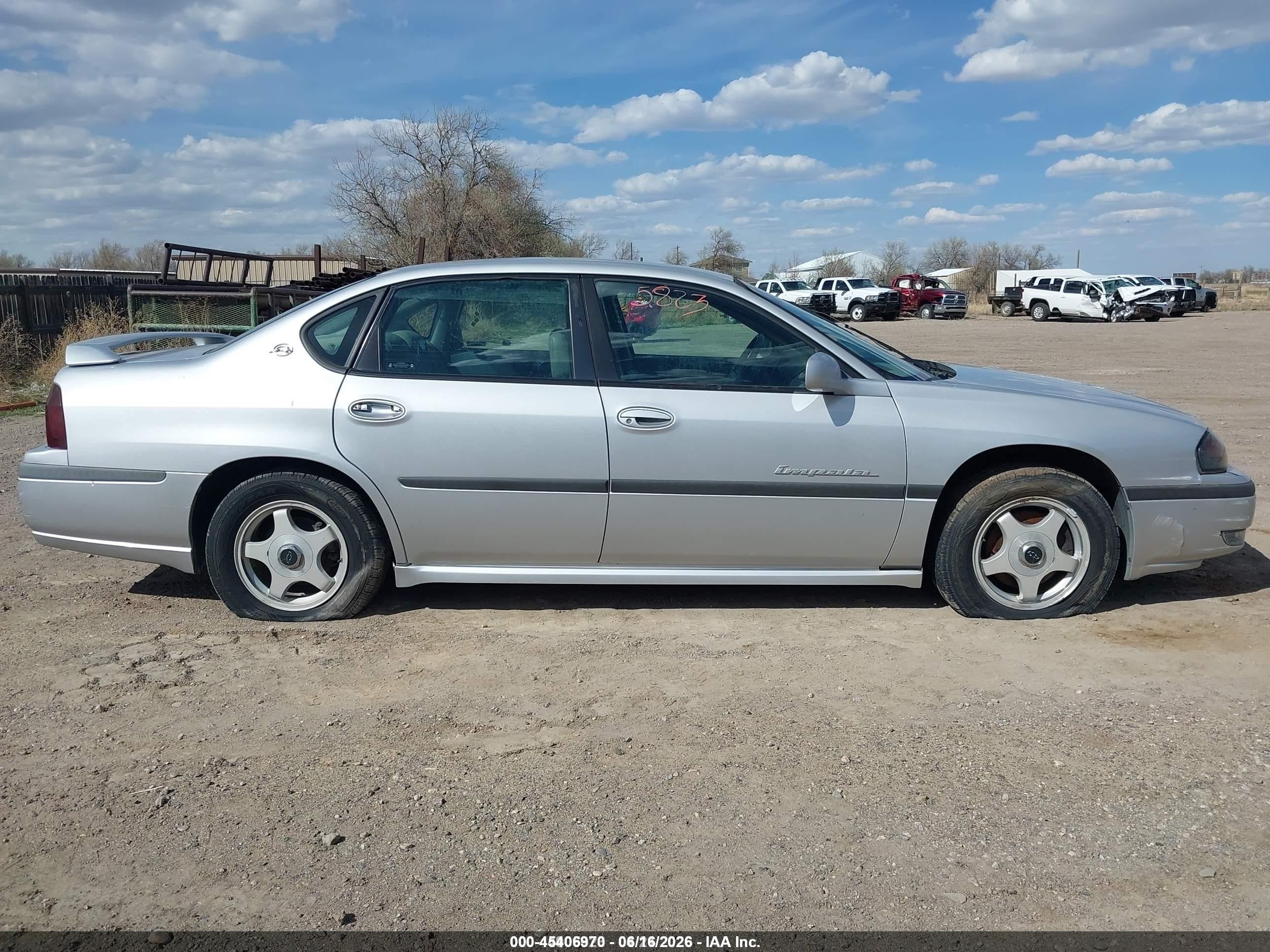 2002 Chevrolet Impala Ls Silver vin: 2G1WH55K029250012